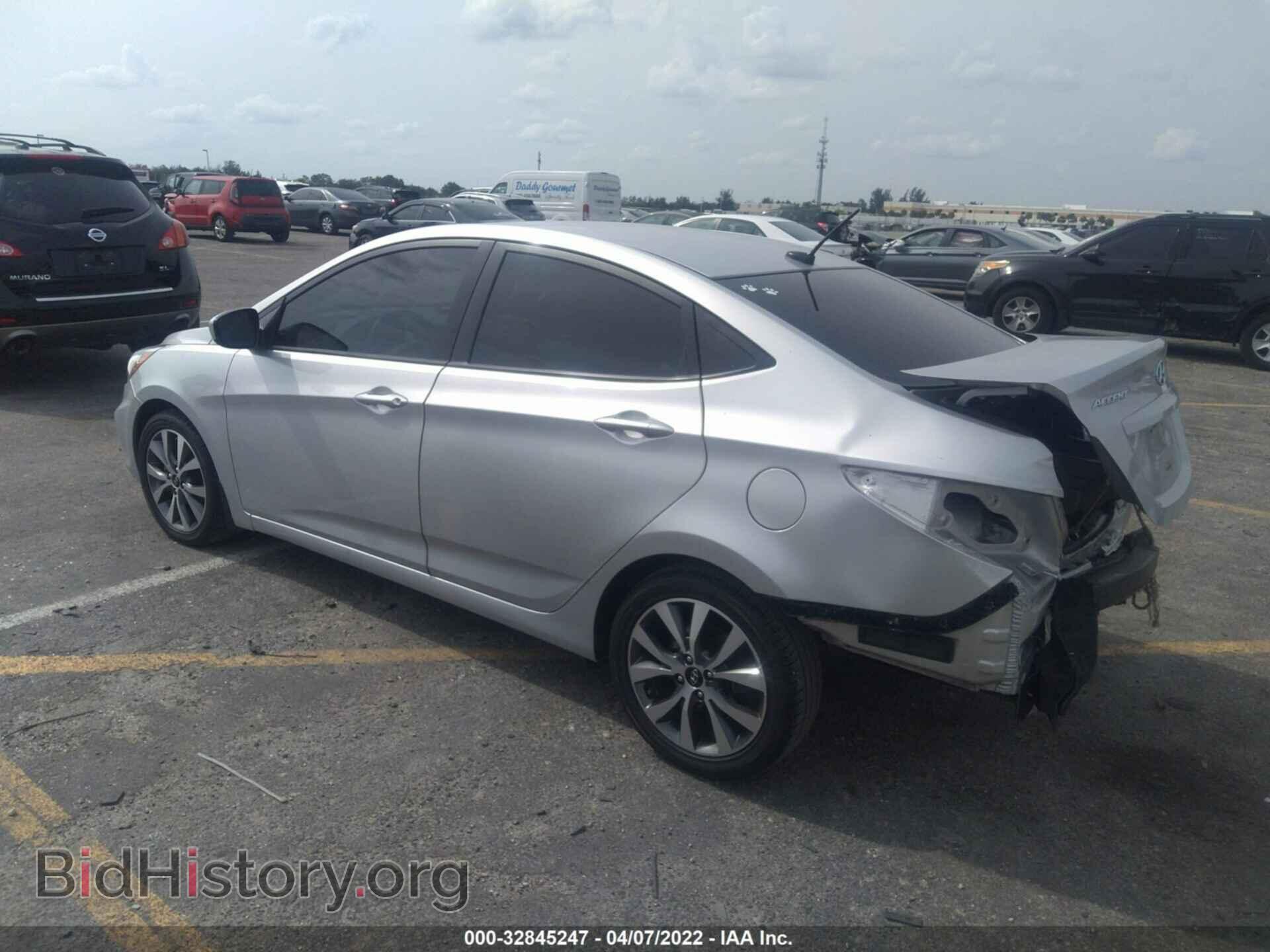 2017 HYUNDAI ACCENT - VIN: KMHCT4AE8HU350210 - Фото 3