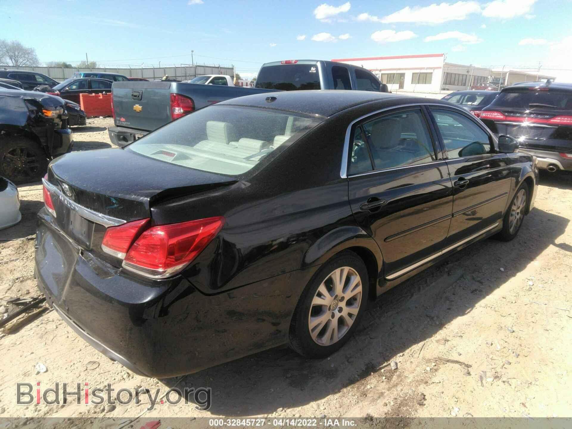 2011 TOYOTA AVALON - VIN: 4T1BK3DB1BU438128 - Фото 4