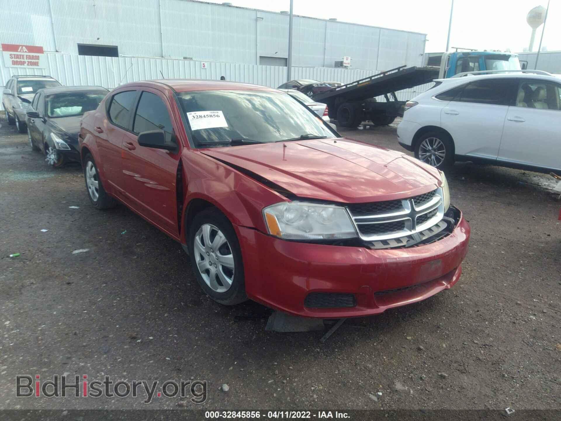 Photo 1C3CDZAG3CN264309 - DODGE AVENGER 2012