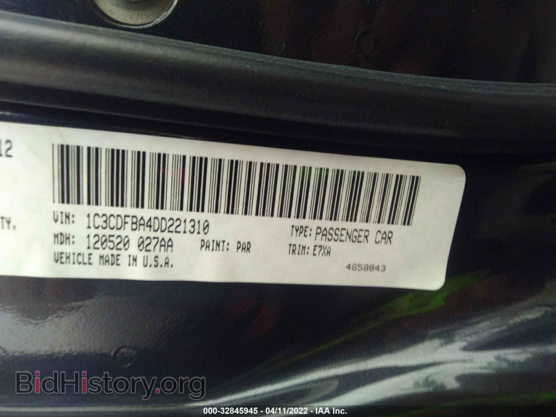 2013 DODGE DART - VIN: 1C3CDFBA4DD221310 - Photo 9