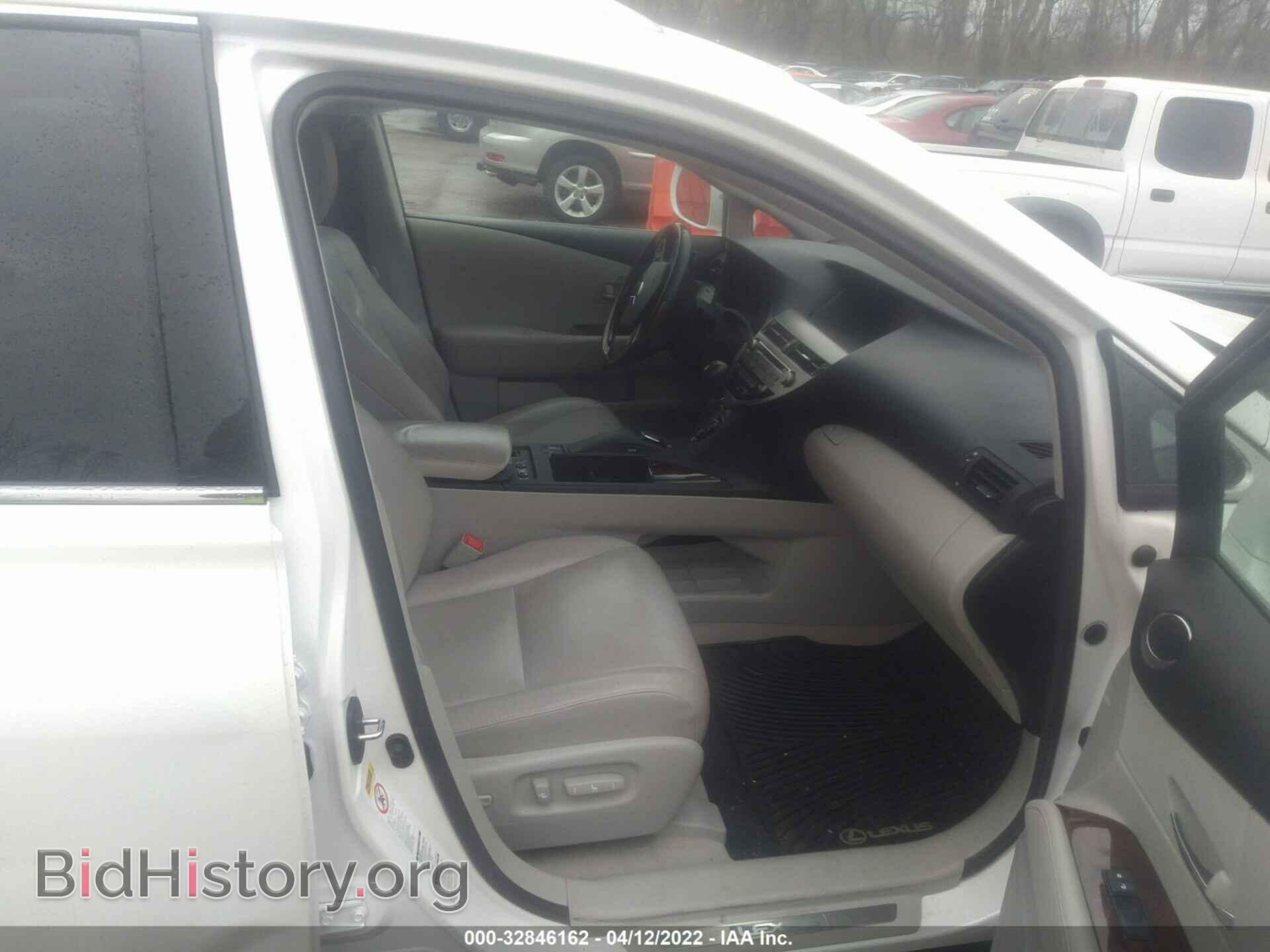 2010 LEXUS RX 350 - VIN: 2T2BK1BA8AC031403 - Фото 5