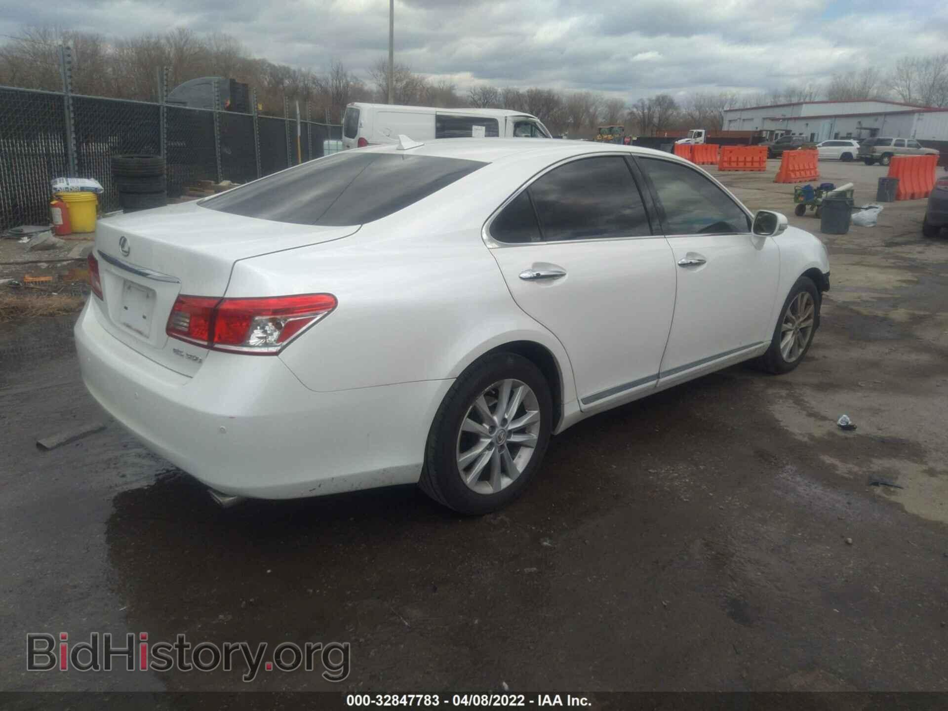 2012 LEXUS ES 350 - VIN: JTHBK1EG4C2479948 - Фото 4