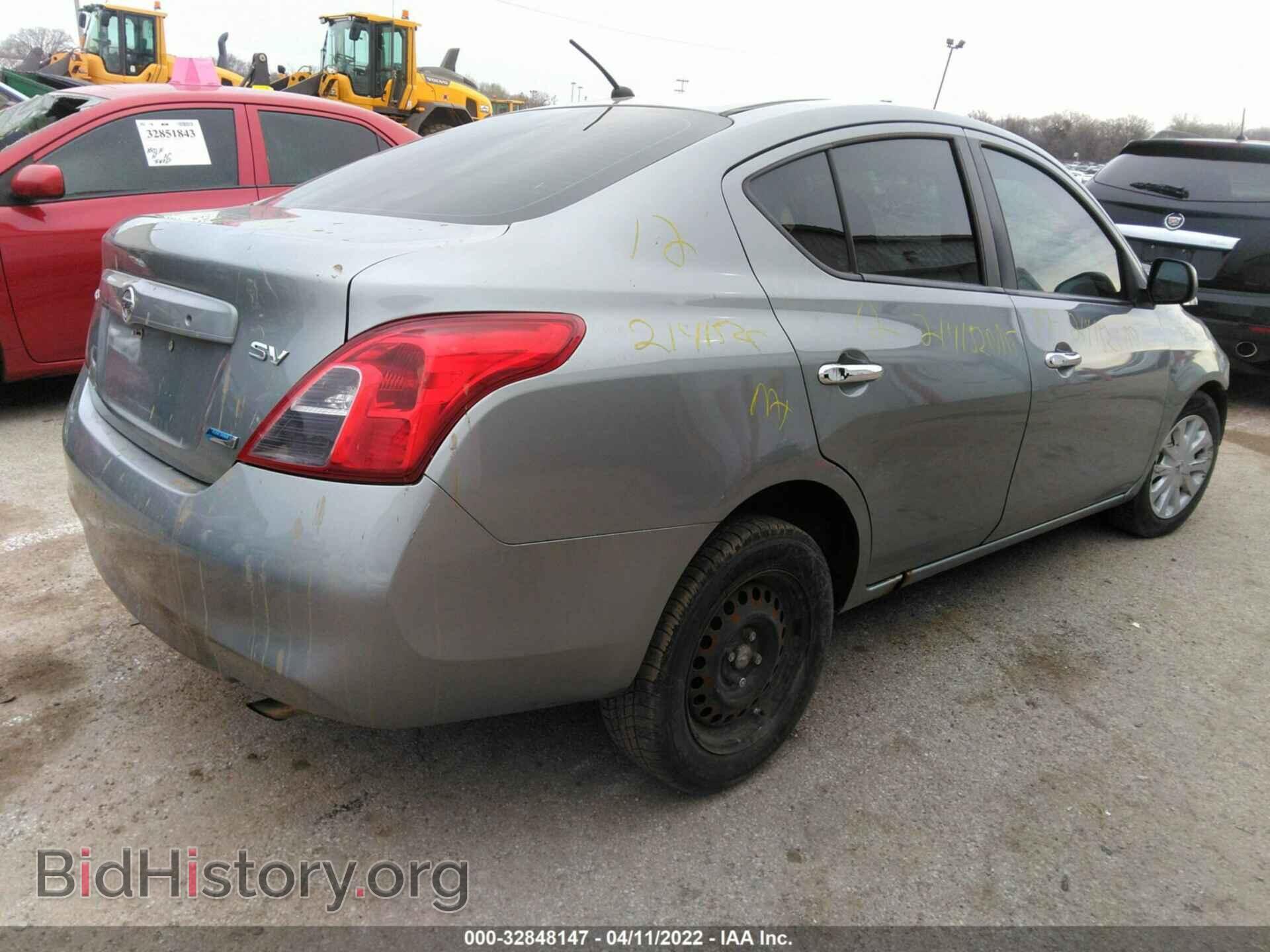 2012 NISSAN VERSA - VIN: 3N1CN7AP0CL813478 - Фото 4