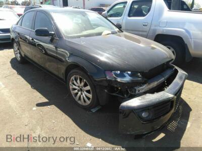 2012 Audi A4 2.0T Premium, black — VIN WAUAFAFL5CN000607, IAAI