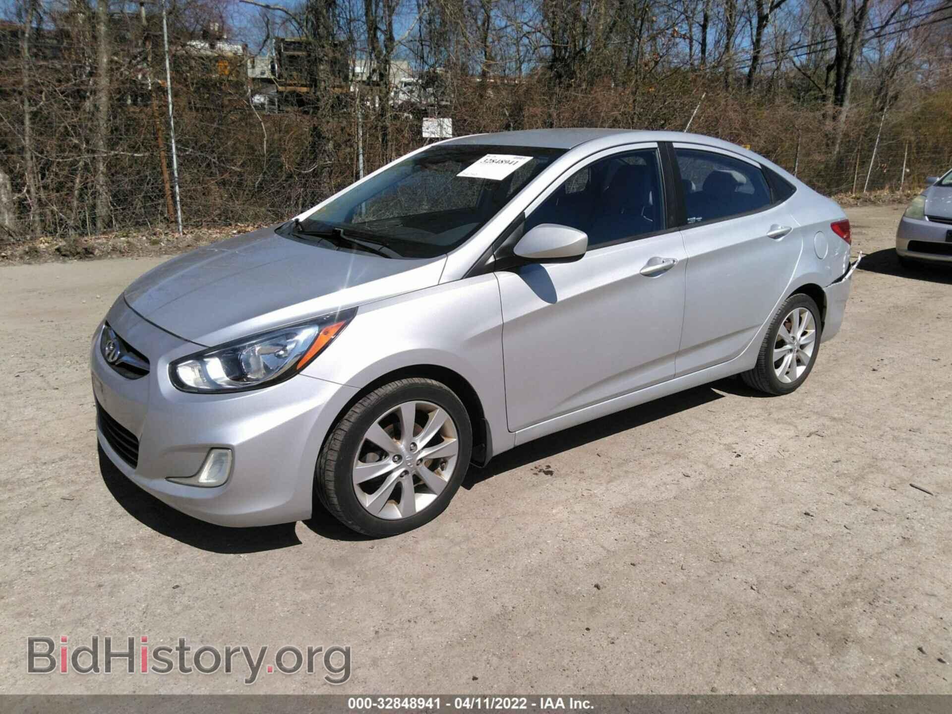 2013 HYUNDAI ACCENT - VIN: KMHCU4AE2DU449550 - Фото 2