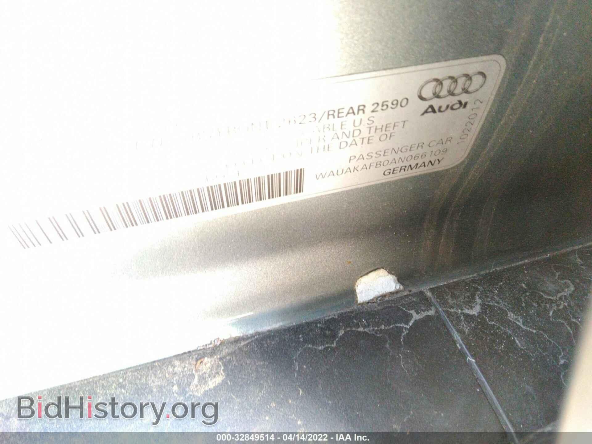 2010 AUDI A6 - VIN: WAUAKAFB0AN066109 - Фото 9