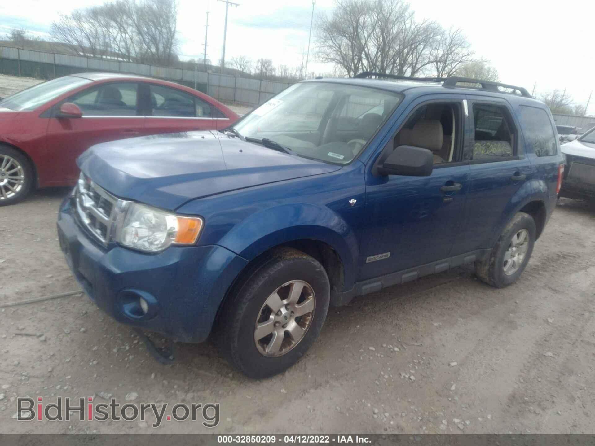 2008 FORD ESCAPE - VIN: 1FMCU93108KA22862 - Фото 2