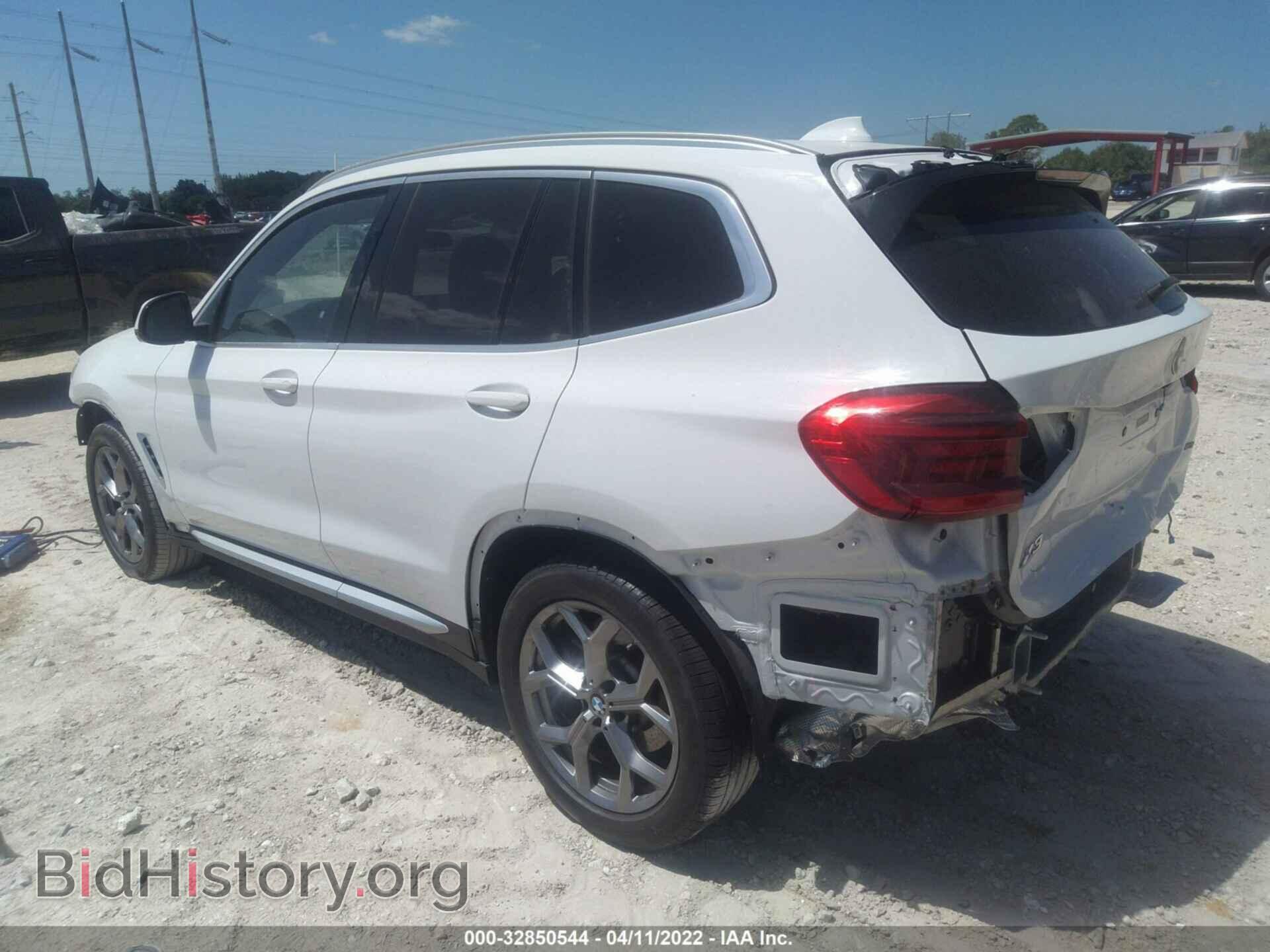 2021 BMW X3 - VIN: 5UXTY3C06M9F07510 - Фото 3