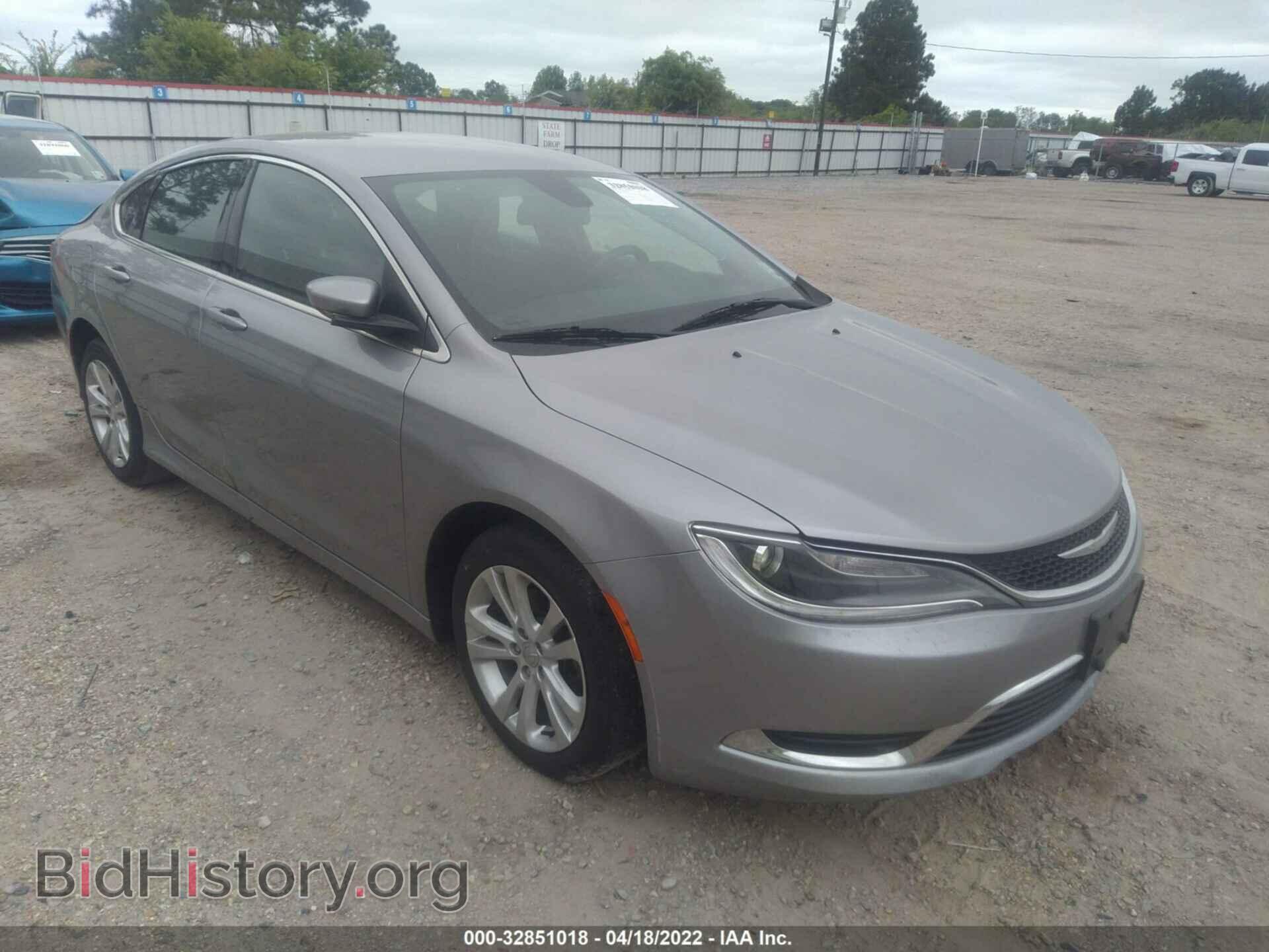 Фотография 1C3CCCAB2GN160243 - CHRYSLER 200 2016