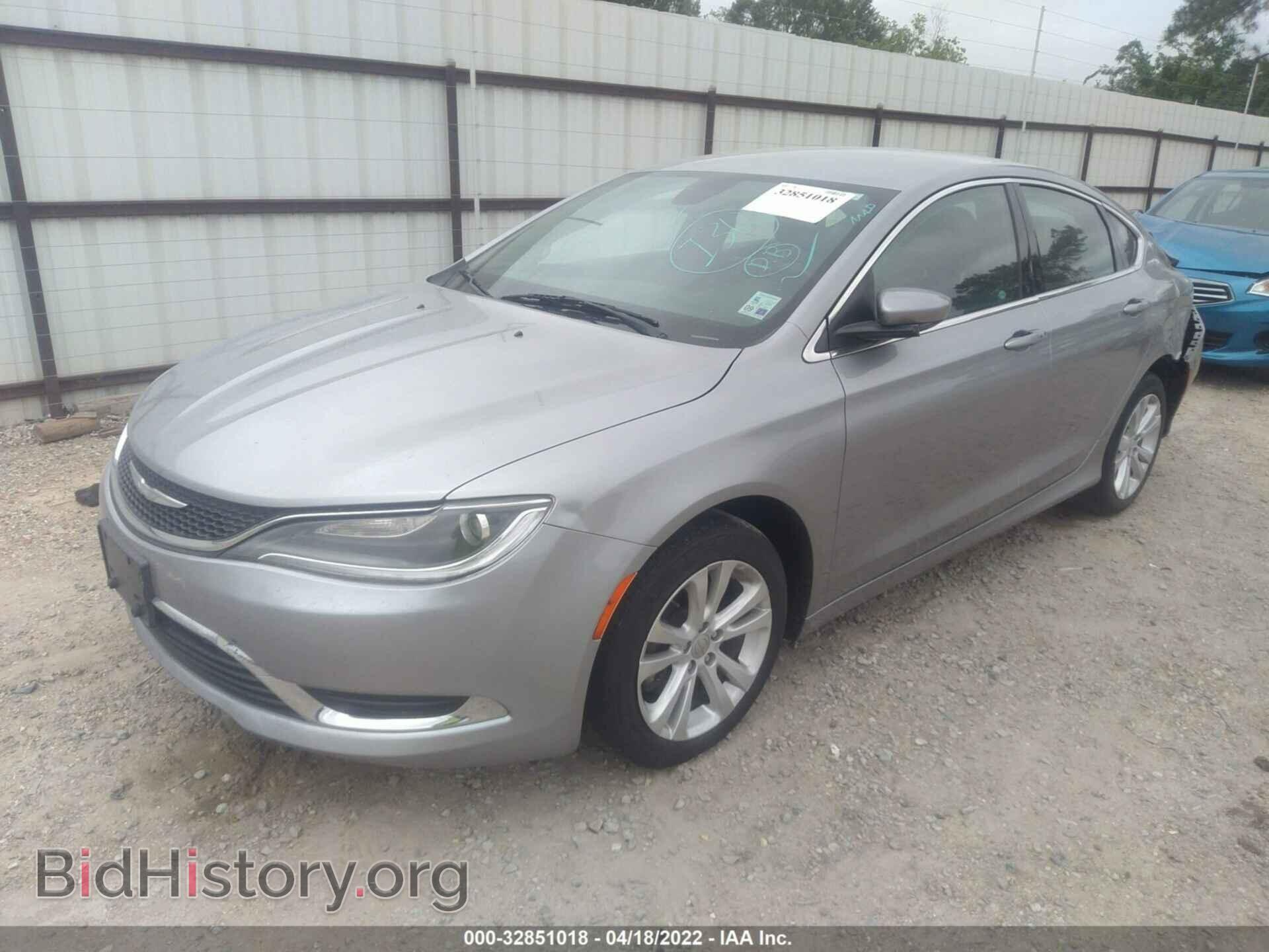2016 CHRYSLER 200 - VIN: 1C3CCCAB2GN160243 - Фото 2