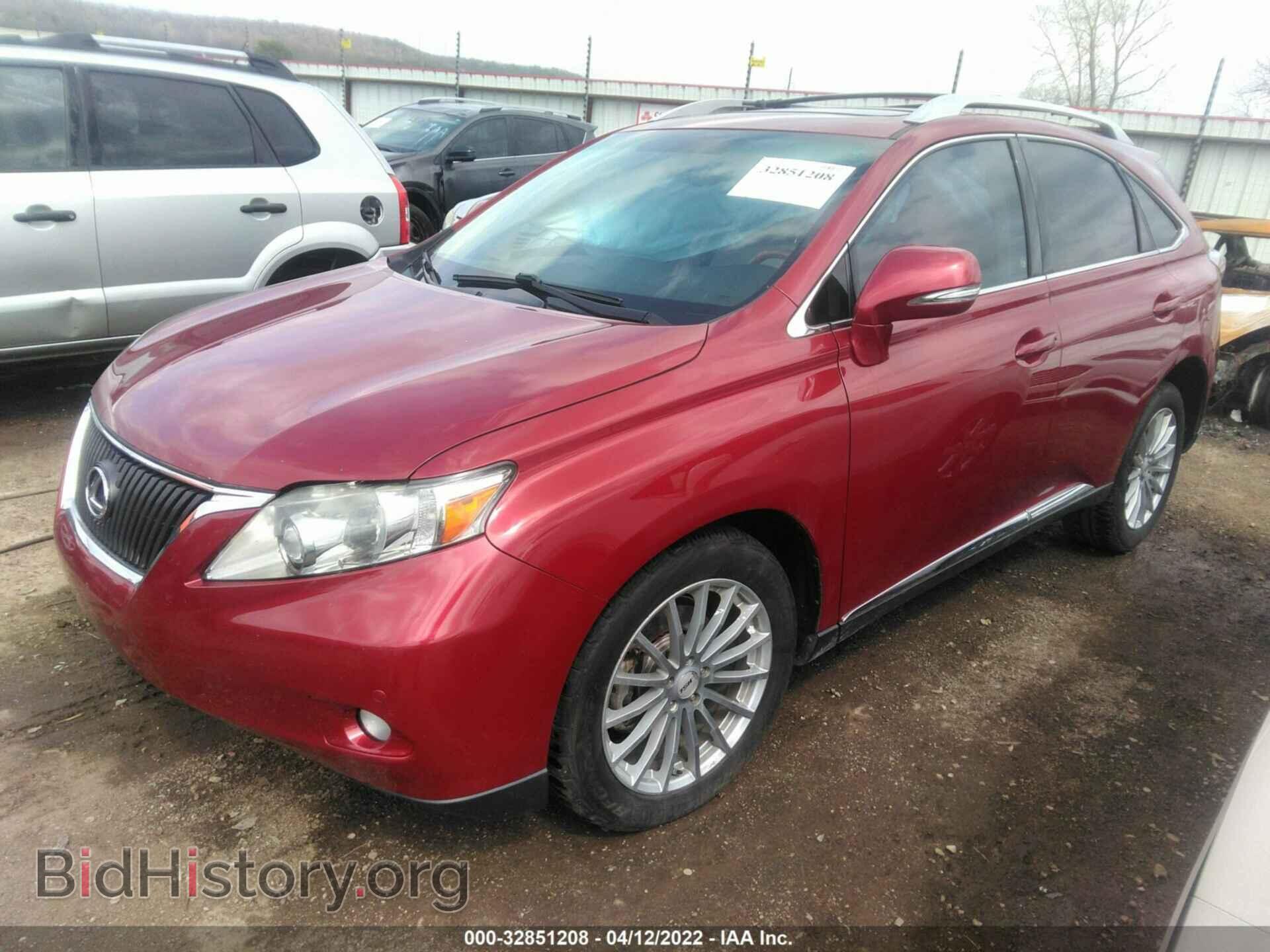 2011 LEXUS RX 350 - VIN: 2T2BK1BA4BC107829 - Фото 2