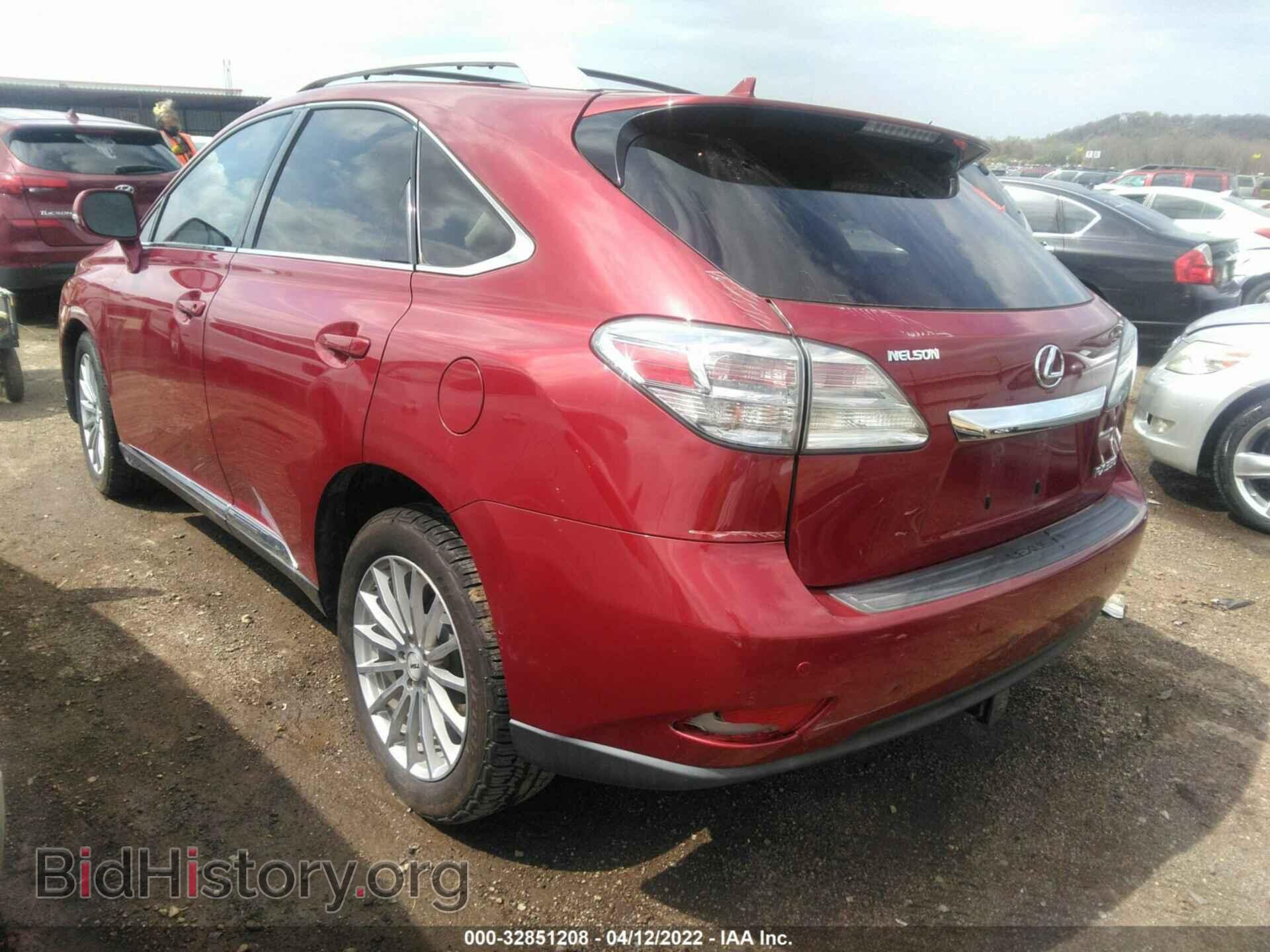 2011 LEXUS RX 350 - VIN: 2T2BK1BA4BC107829 - Фото 3