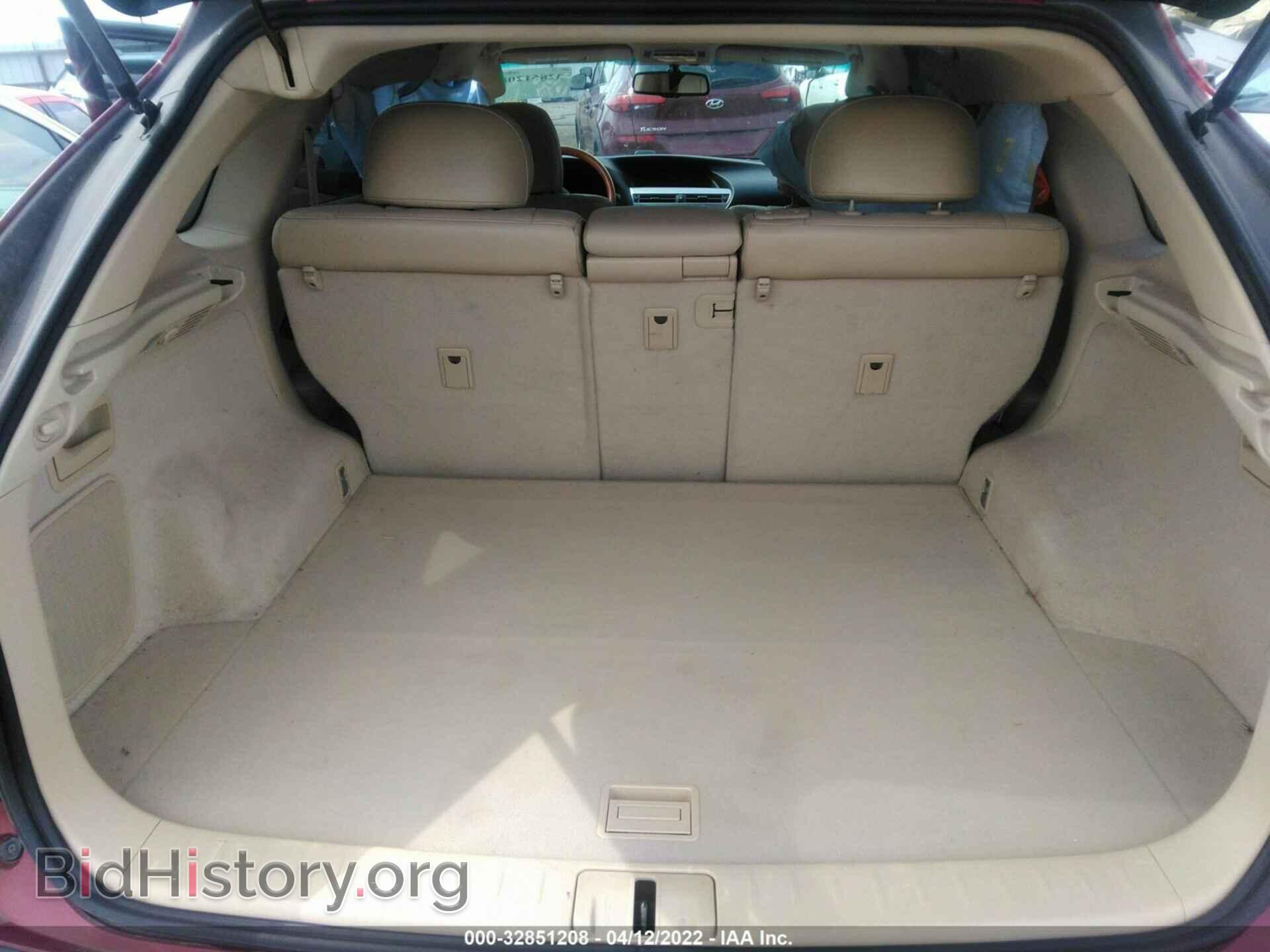 2011 LEXUS RX 350 - VIN: 2T2BK1BA4BC107829 - Фото 8