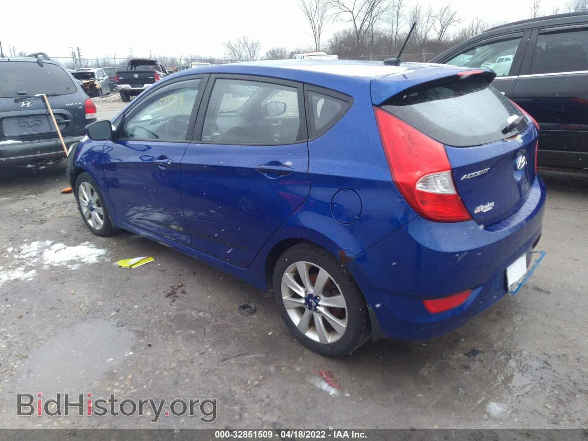 2012 HYUNDAI ACCENT - VIN: KMHCU5AEXCU040555 - Фото 3