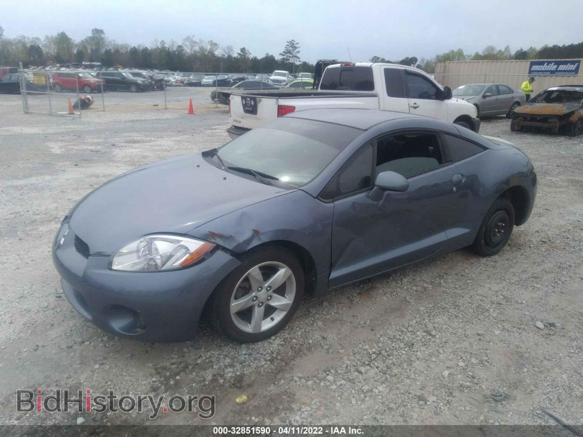 2008 MITSUBISHI ECLIPSE - VIN: 4A3AK24F28E020741 - Фото 2