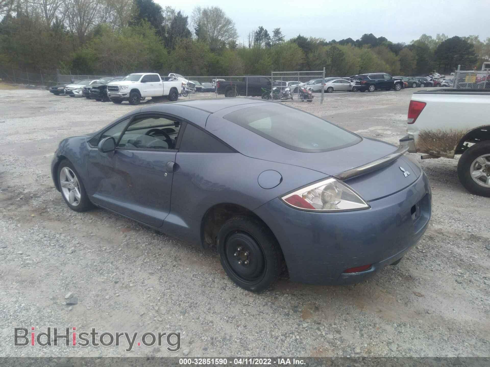 2008 MITSUBISHI ECLIPSE - VIN: 4A3AK24F28E020741 - Фото 3