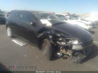 2016 Dodge DART SE, черный — VIN 1C3CDFAA7GD508596, IAAI