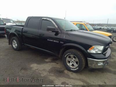 2012 RAM 1500 Outdoorsman, черный — VIN 1C6RD7LTXCS176287, IAAI