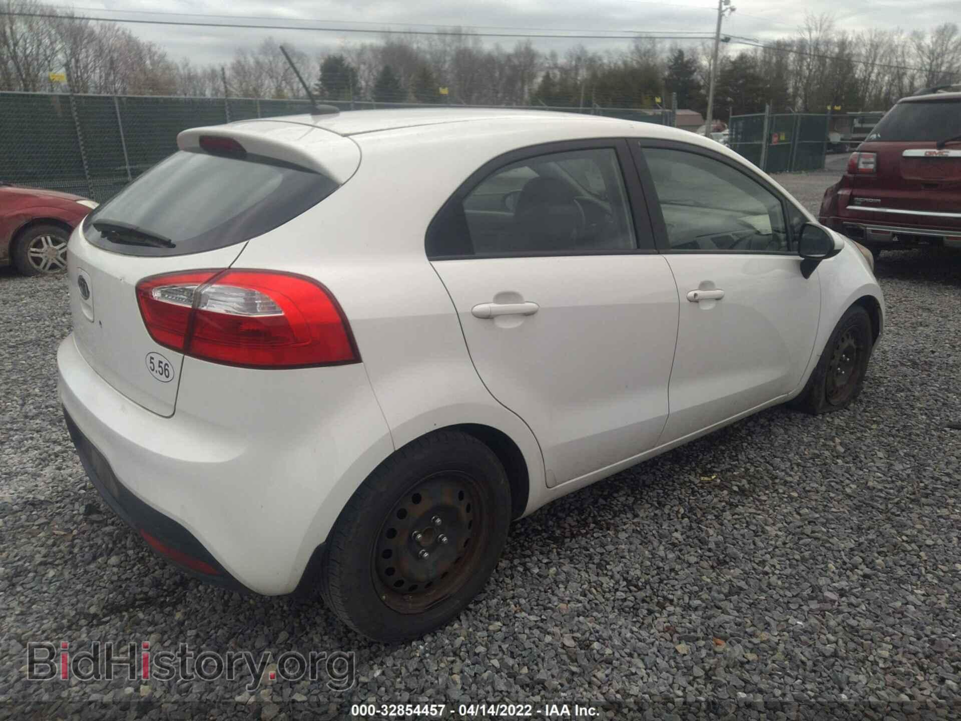 2012 KIA RIO - VIN: KNADM5A34C6013831 - Фото 4