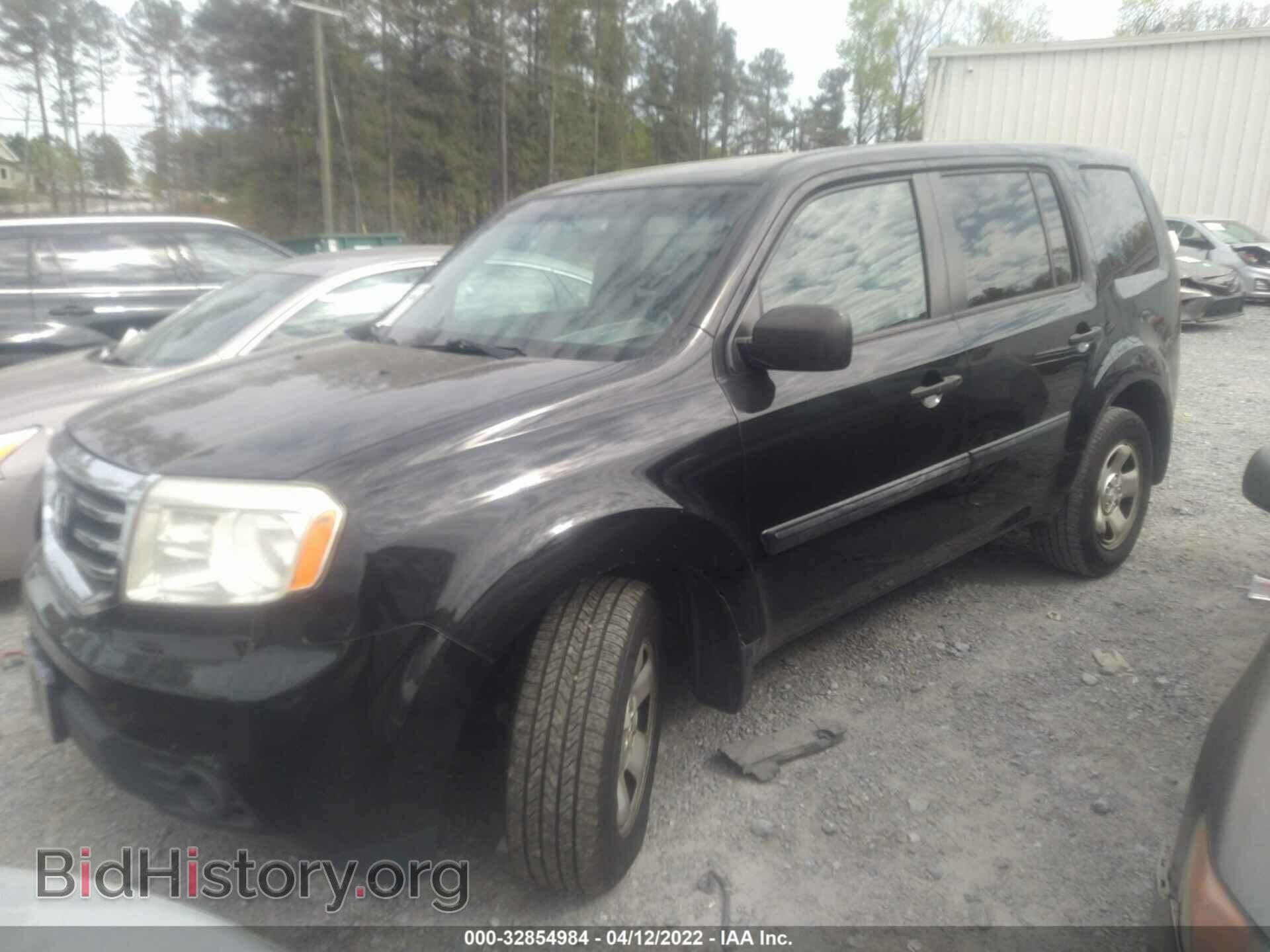2012 HONDA PILOT - VIN: 5FNYF3H25CB012353 - Фото 2