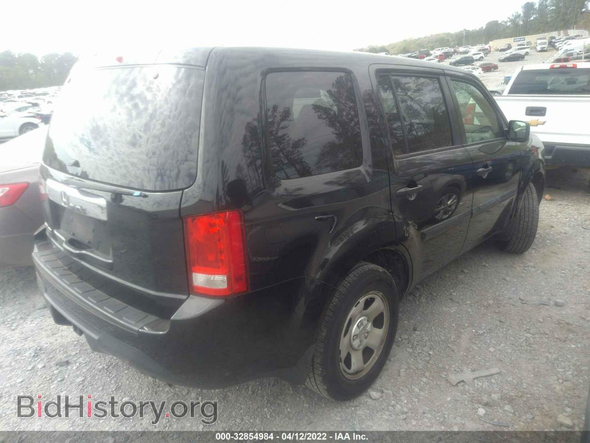 2012 HONDA PILOT - VIN: 5FNYF3H25CB012353 - Фото 4