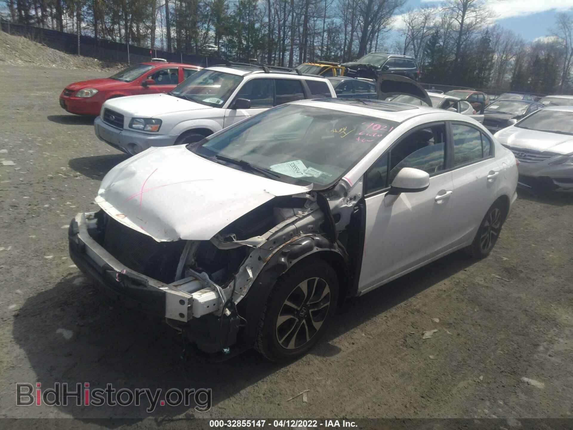 2013 HONDA CIVIC SDN - VIN: 19XFB2F92DE242484 - Фото 2
