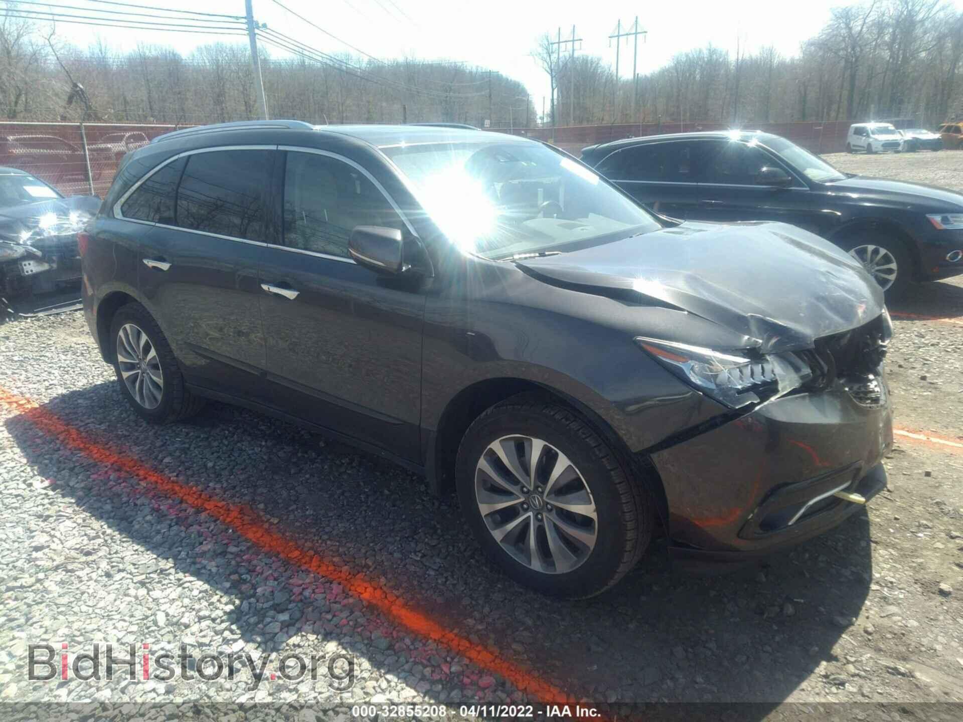 Photo 5FRYD4H44EB027408 - ACURA MDX 2014