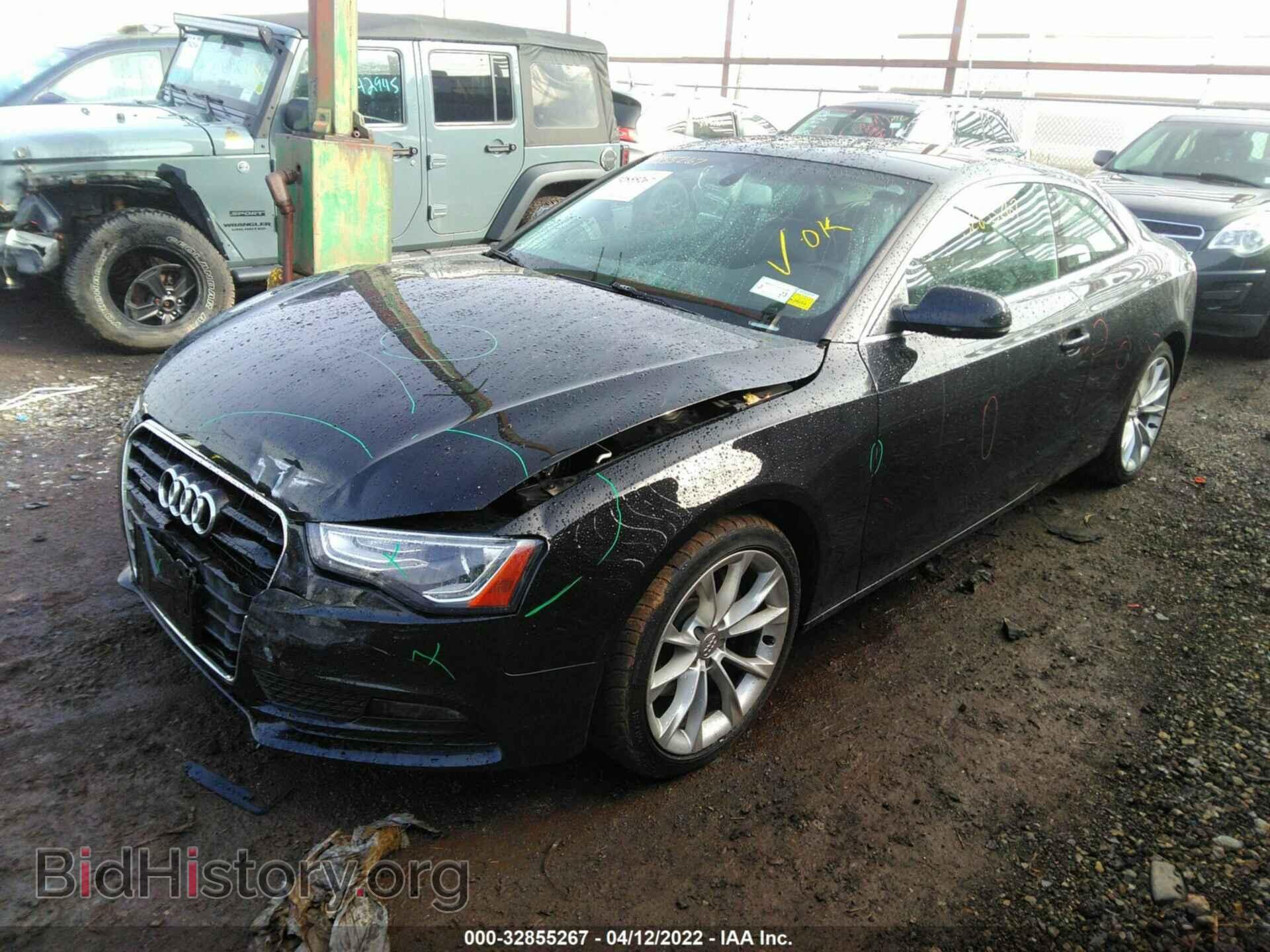 2013 AUDI A5 - VIN: WAUCFAFR2DA064965 - Фото 2