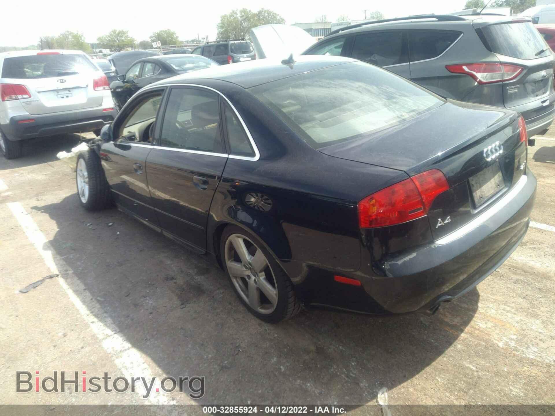 2008 AUDI A4 - VIN: WAUAF78E58A077400 - Фото 3