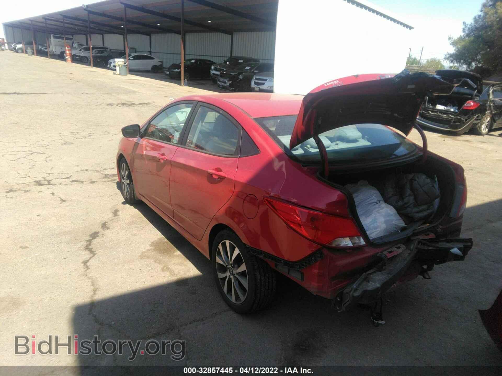 2017 HYUNDAI ACCENT - VIN: KMHCT4AE2HU349554 - Фото 3