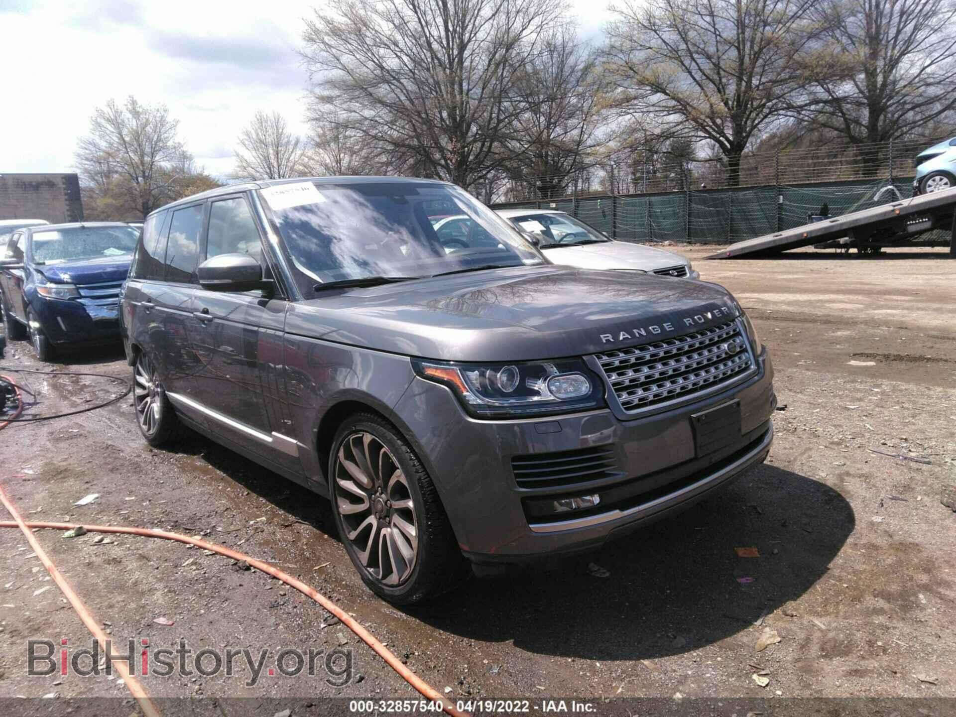 Фотография SALGS2EF4GA247343 - LAND ROVER RANGE ROVER 2016