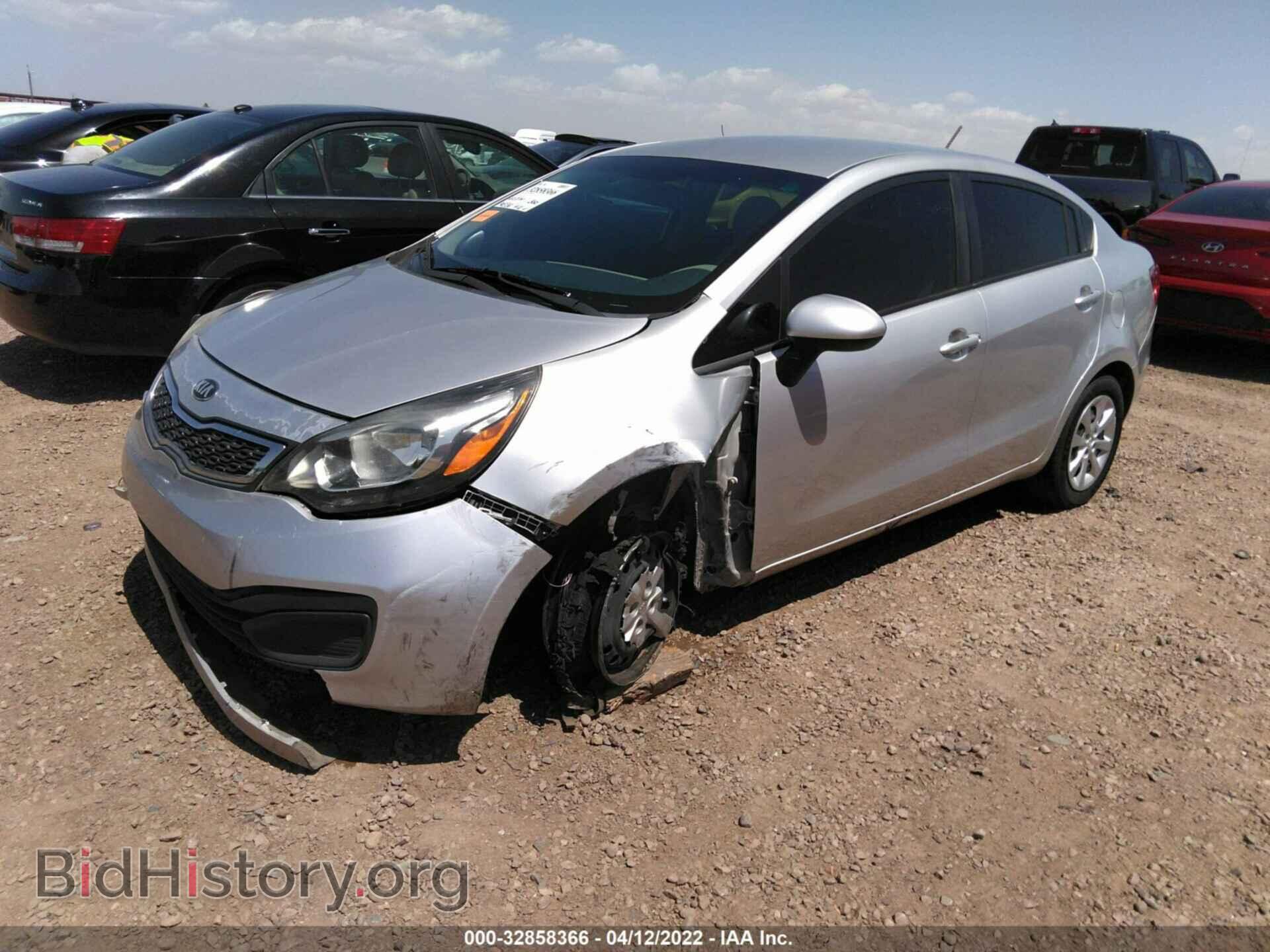 2013 KIA RIO - VIN: KNADN4A32D6231906 - Фото 2