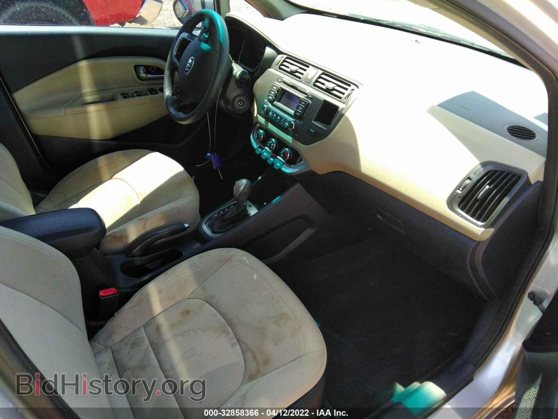 2013 KIA RIO - VIN: KNADN4A32D6231906 - Фото 5