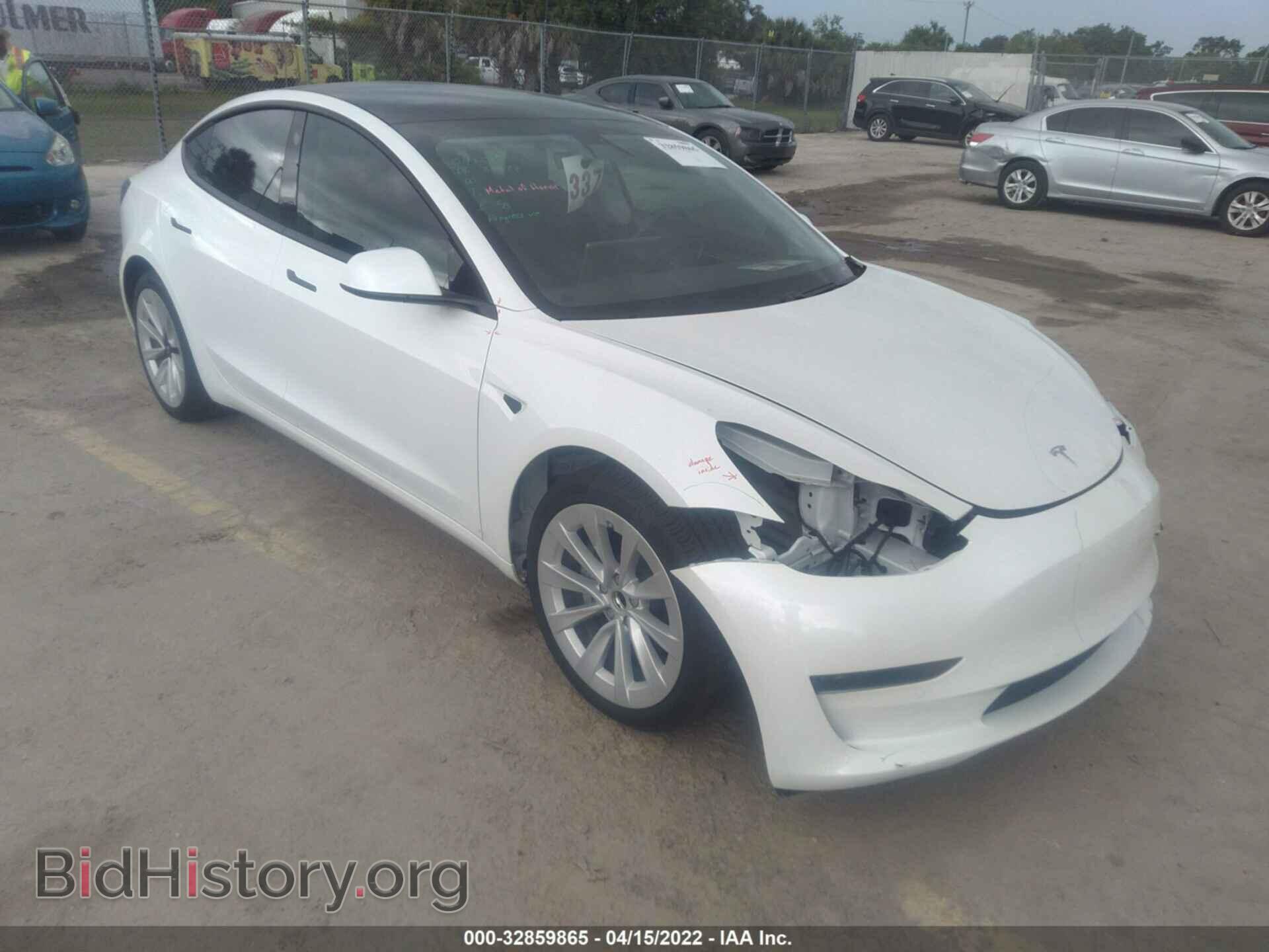 Photo 5YJ3E1EA4MF043088 - TESLA MODEL 3 2021