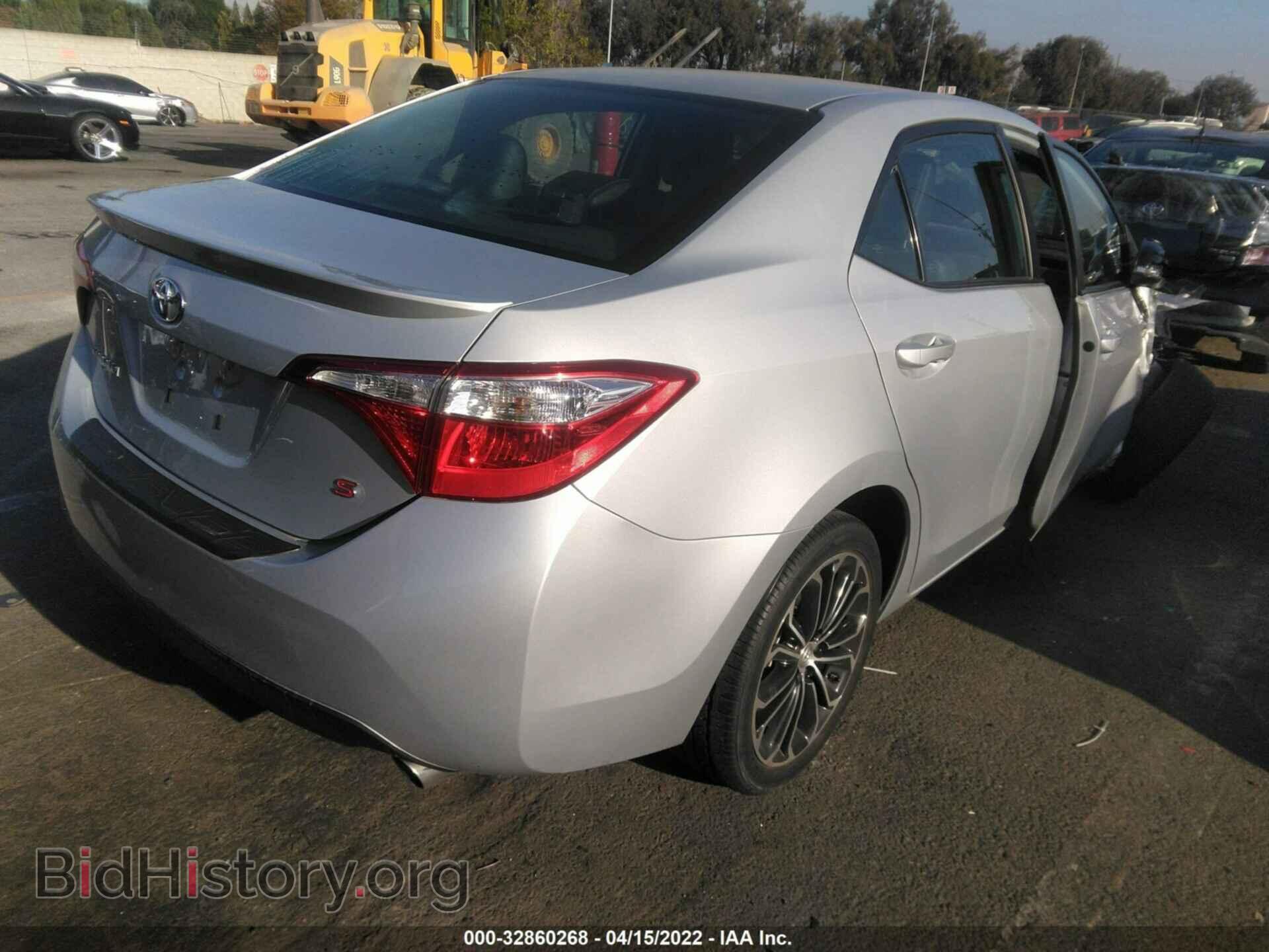 2016 TOYOTA COROLLA - VIN: 2T1BURHE9GC725615 - Фото 4