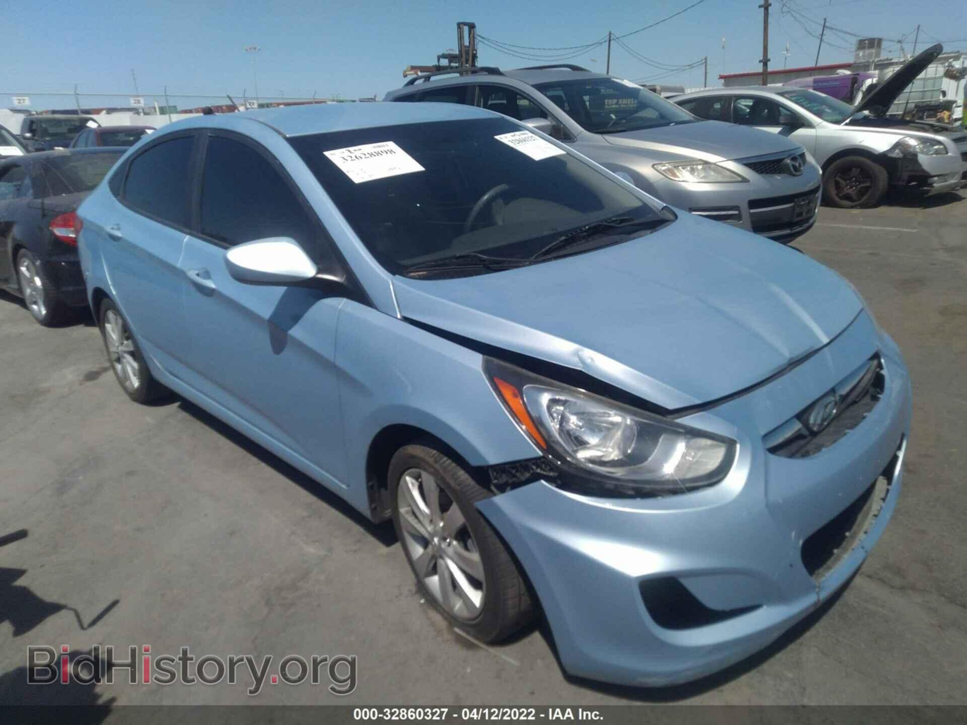 Фотография KMHCU4AE7DU443016 - HYUNDAI ACCENT 2013