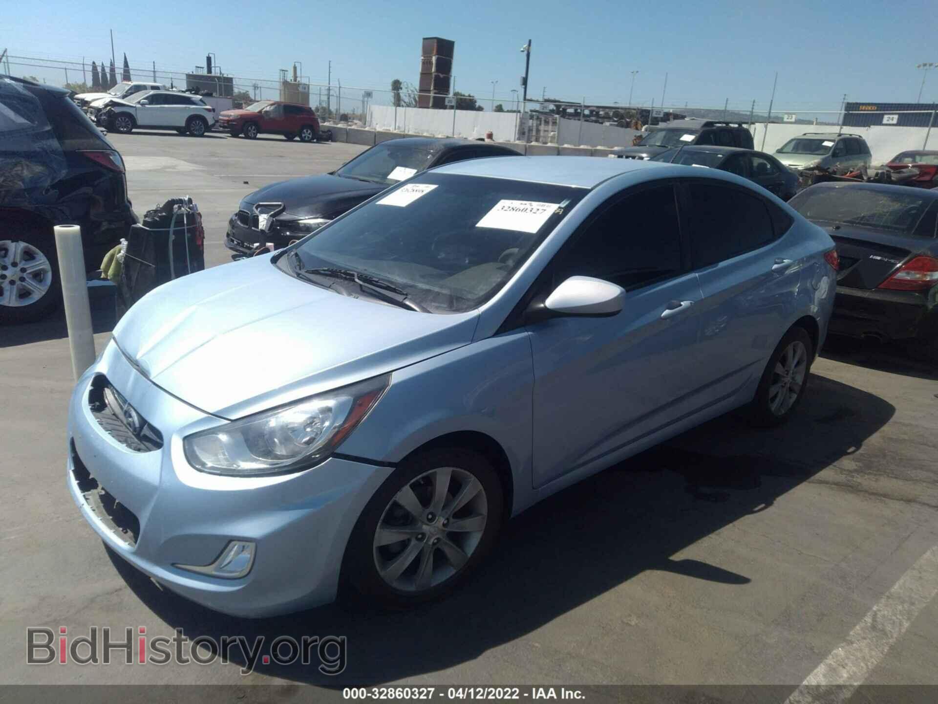 2013 HYUNDAI ACCENT - VIN: KMHCU4AE7DU443016 - Фото 2