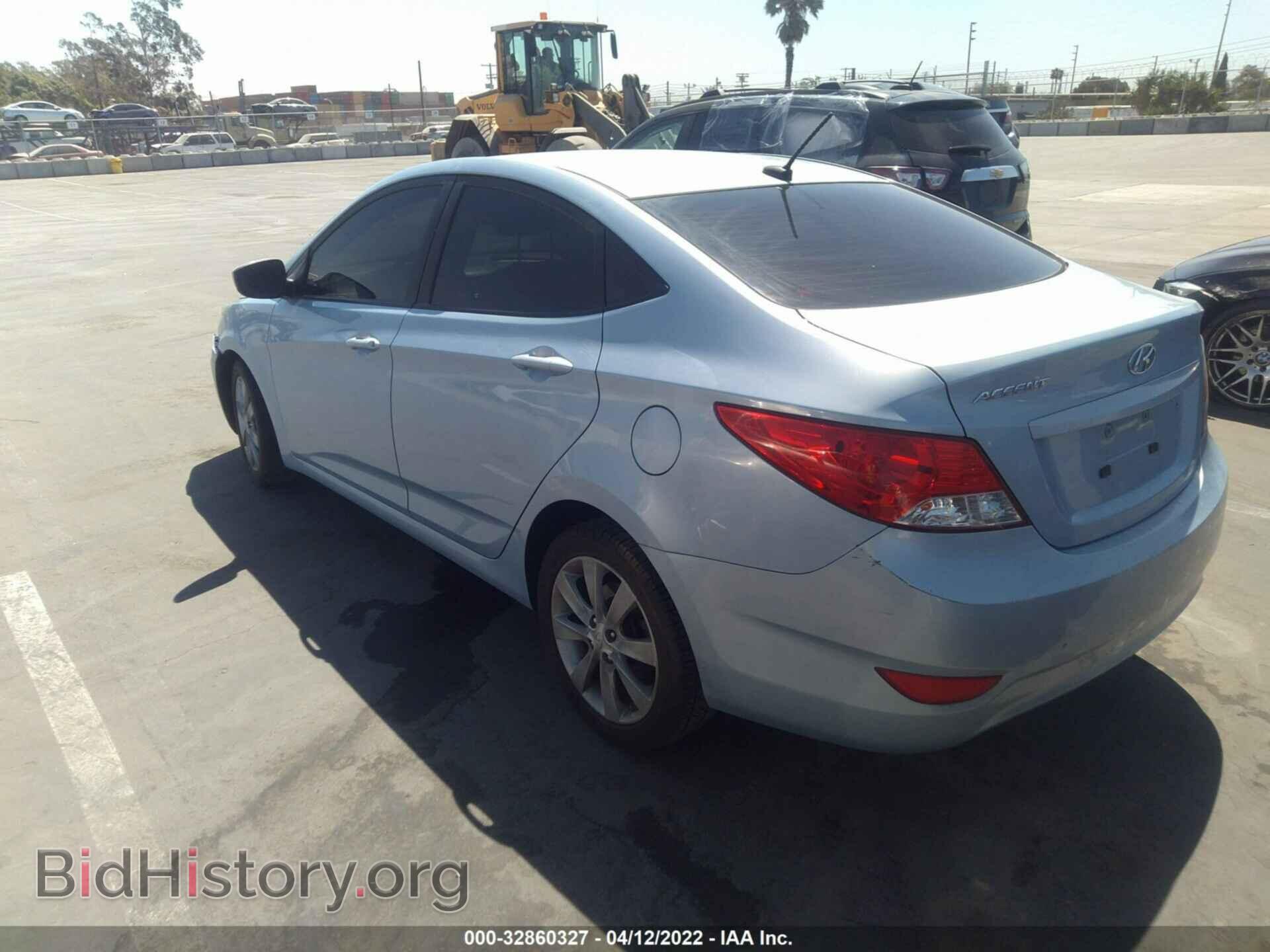 2013 HYUNDAI ACCENT - VIN: KMHCU4AE7DU443016 - Фото 3