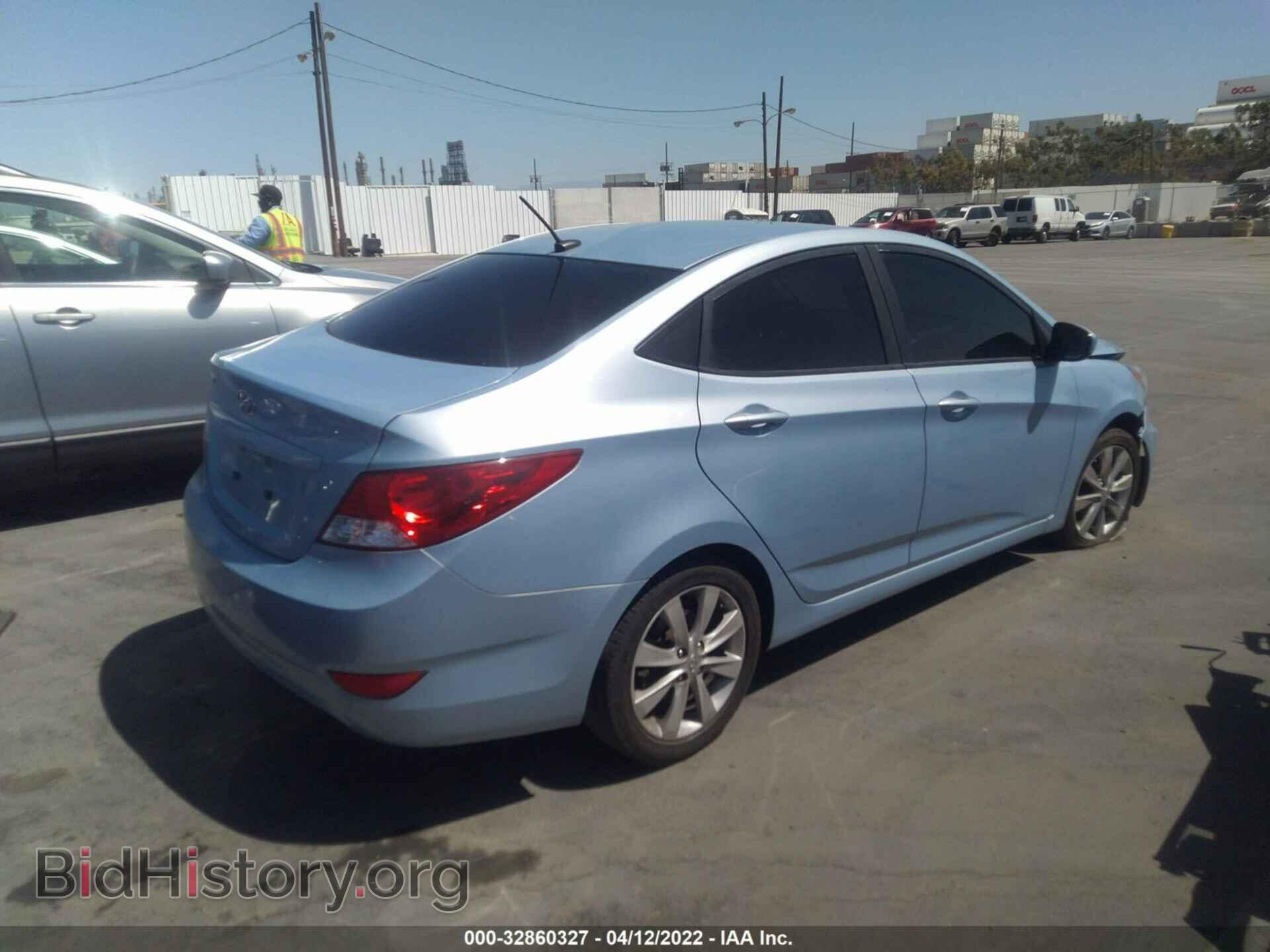 2013 HYUNDAI ACCENT - VIN: KMHCU4AE7DU443016 - Фото 4