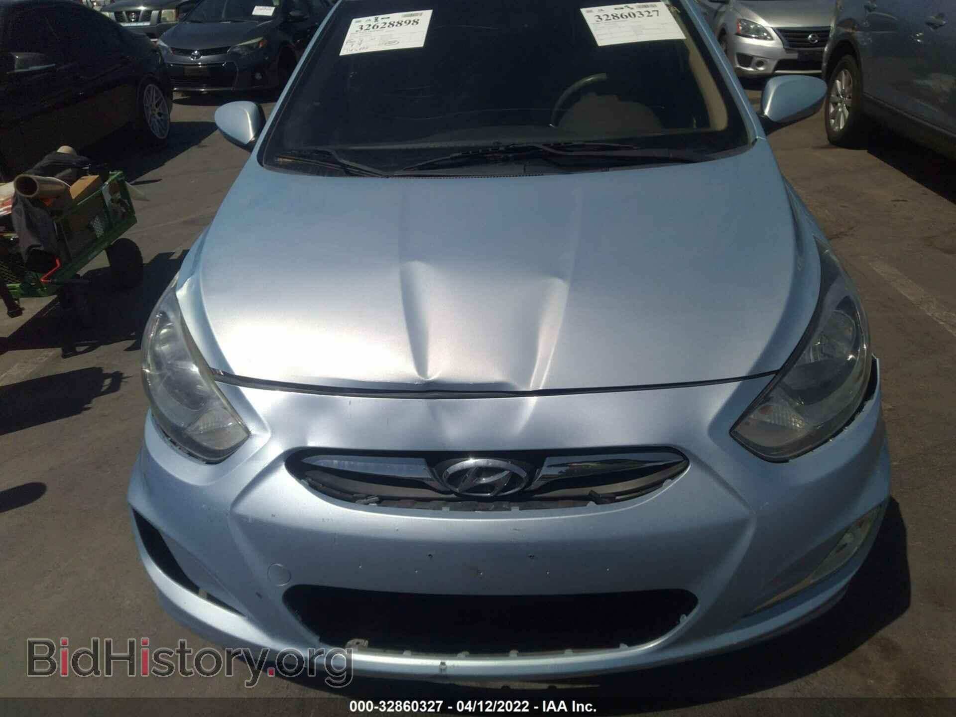 2013 HYUNDAI ACCENT - VIN: KMHCU4AE7DU443016 - Фото 6