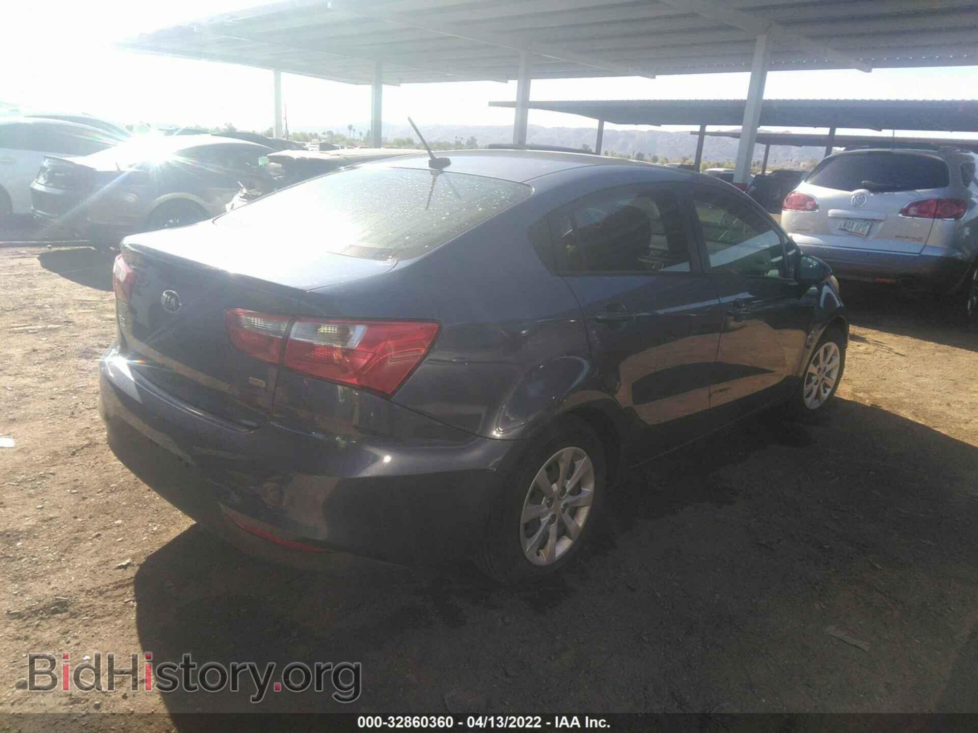 2016 KIA RIO - VIN: KNADM4A36G6572281 - Фото 4