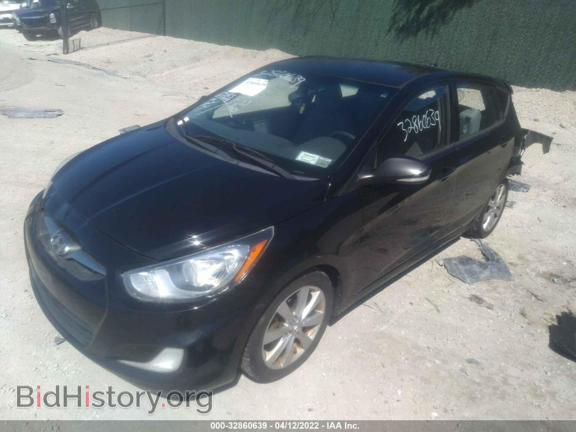 2013 HYUNDAI ACCENT - VIN: KMHCU5AE8DU106232 - Фото 2