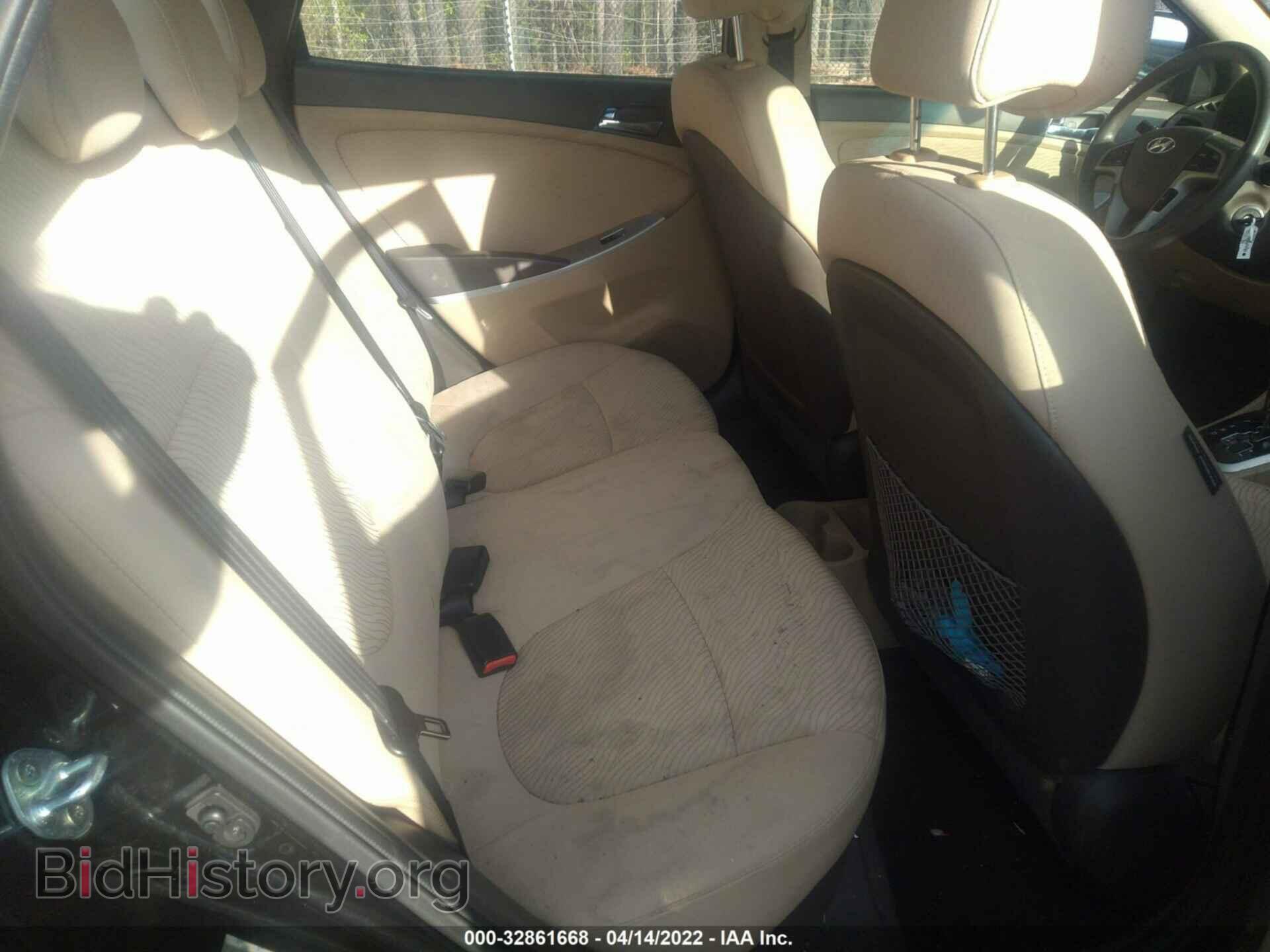 2014 HYUNDAI ACCENT - VIN: KMHCU4AE2EU766911 - Фото 8