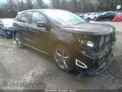 2015 Ford EDGE Sport, черный — VIN 2FMTK4AP6FBB58355, IAAI