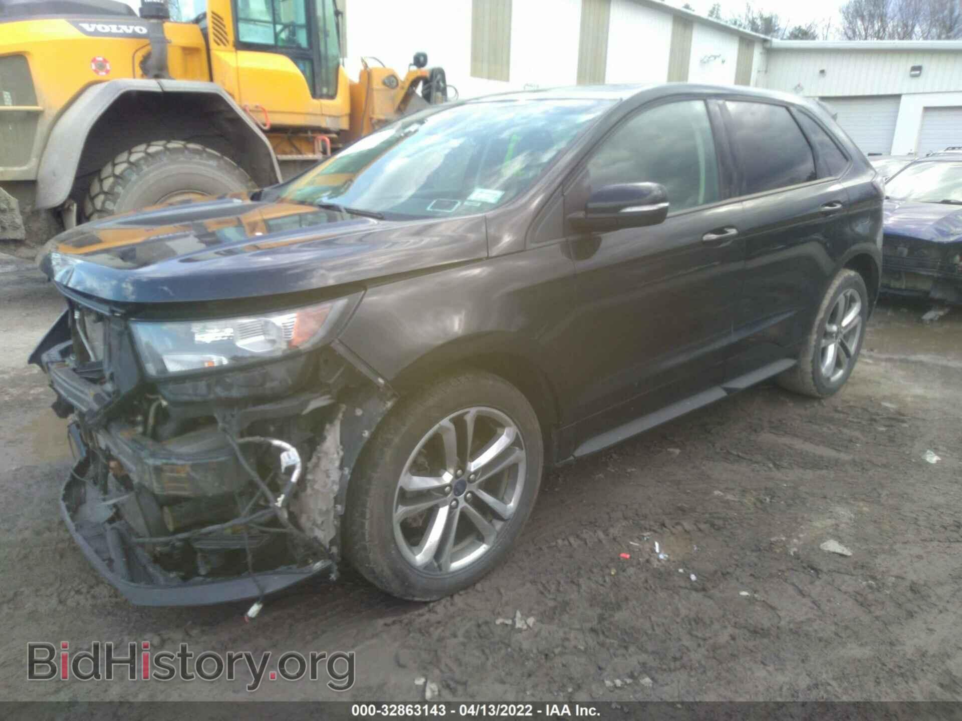 2015 FORD EDGE - VIN: 2FMTK4AP6FBB58355 - Фото 2
