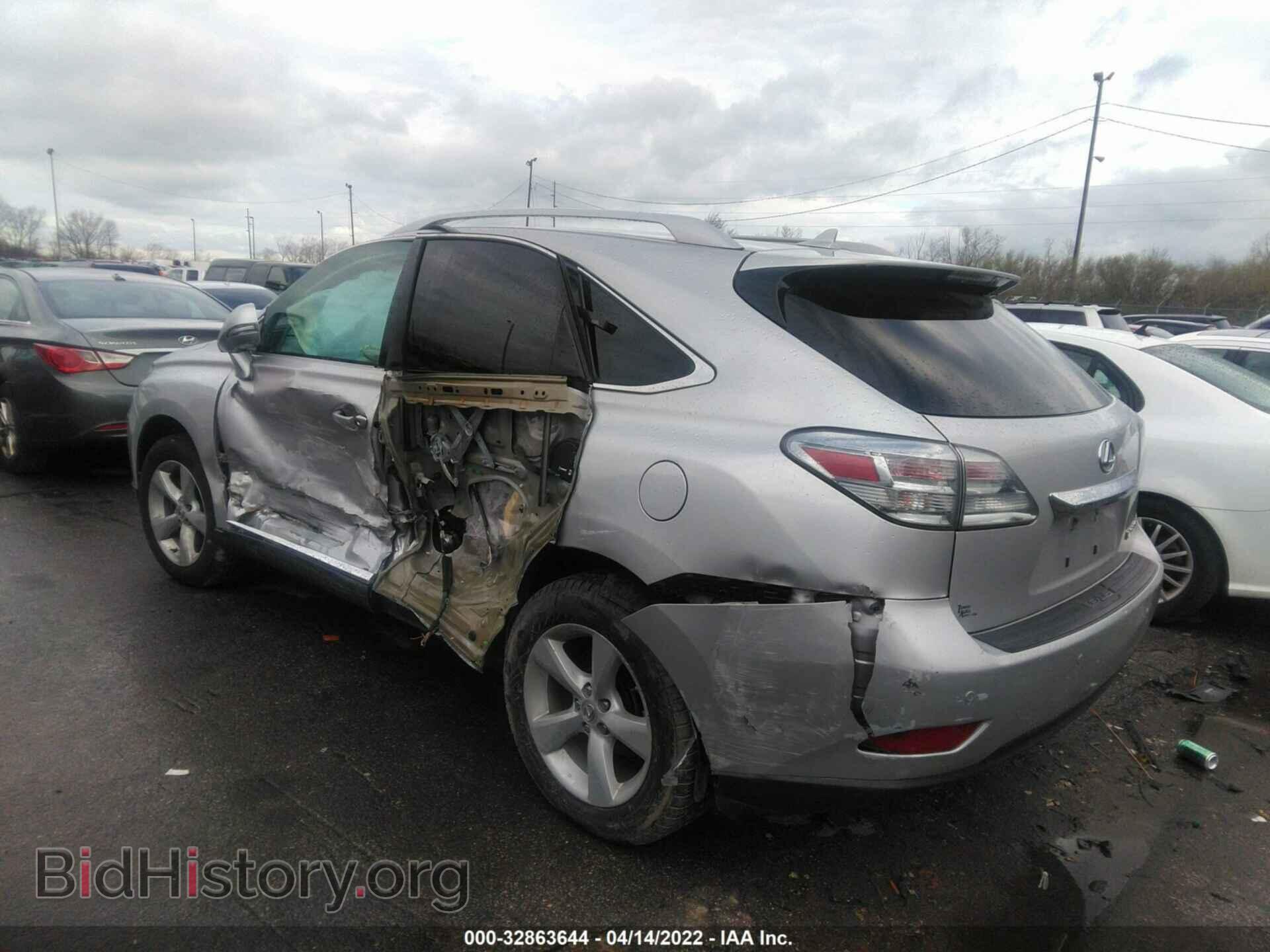 2012 LEXUS RX 350 - VIN: 2T2BK1BA8CC136932 - Фото 3