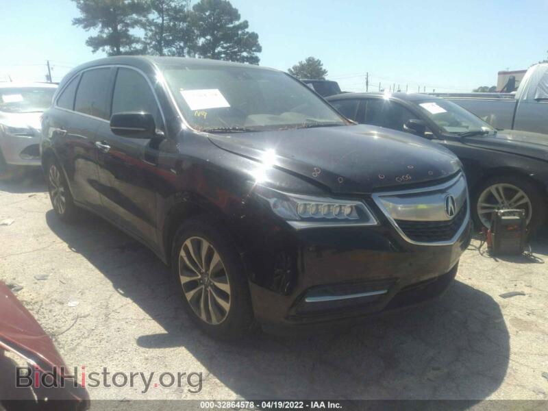 2014 Acura MDX Technology (VIN 5FRYD4H48EB009767) — фото 1 из 11, IAAI, повреждение: левый бок