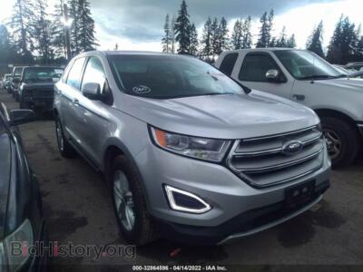 2015 Ford EDGE SEL, серебристый — VIN 2FMTK4J97FBB29304, IAAI