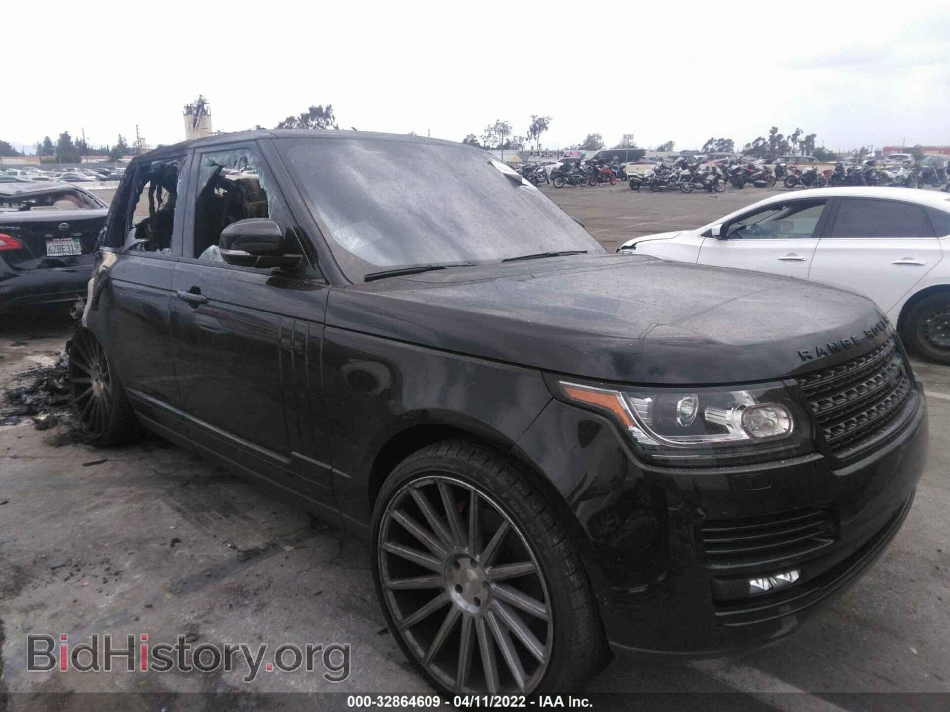 Photo SALGS2FV4HA377338 - LAND ROVER RANGE ROVER 2017