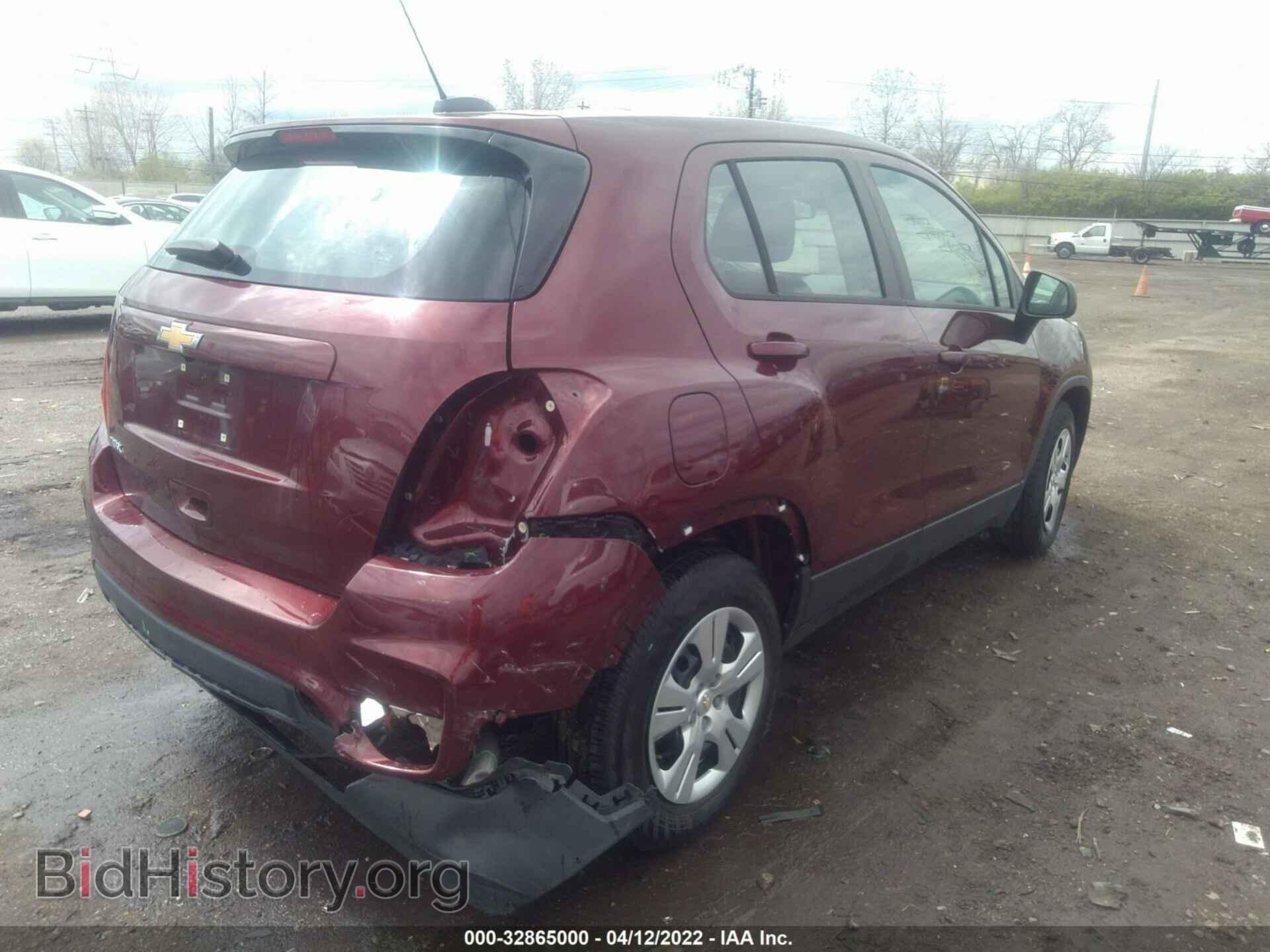 2017 CHEVROLET TRAX - VIN: 3GNCJKSB3HL201546 - Photo 4